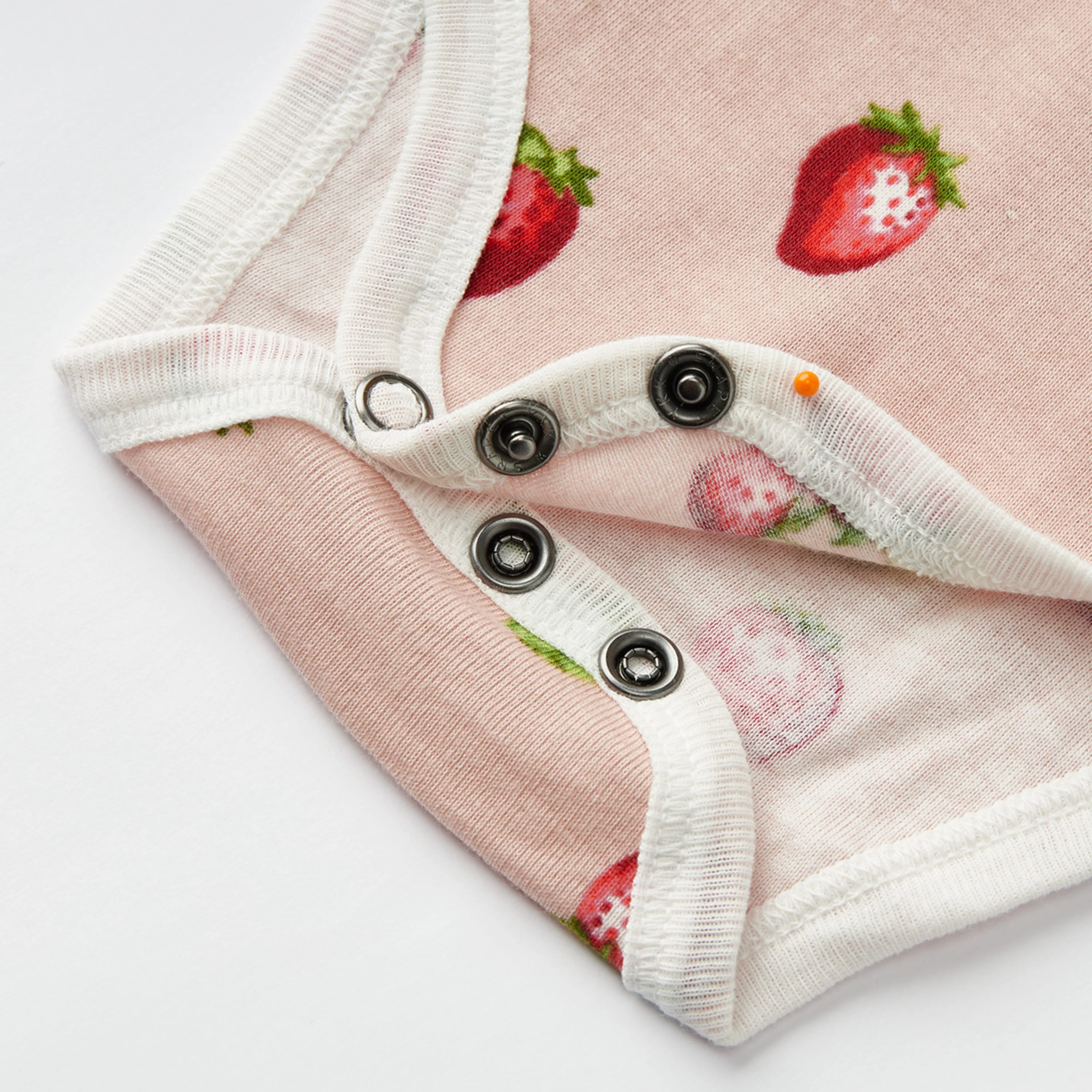 Milkbarn Strawberry Organic Cotton Short Sleeve One Piece - Image 6