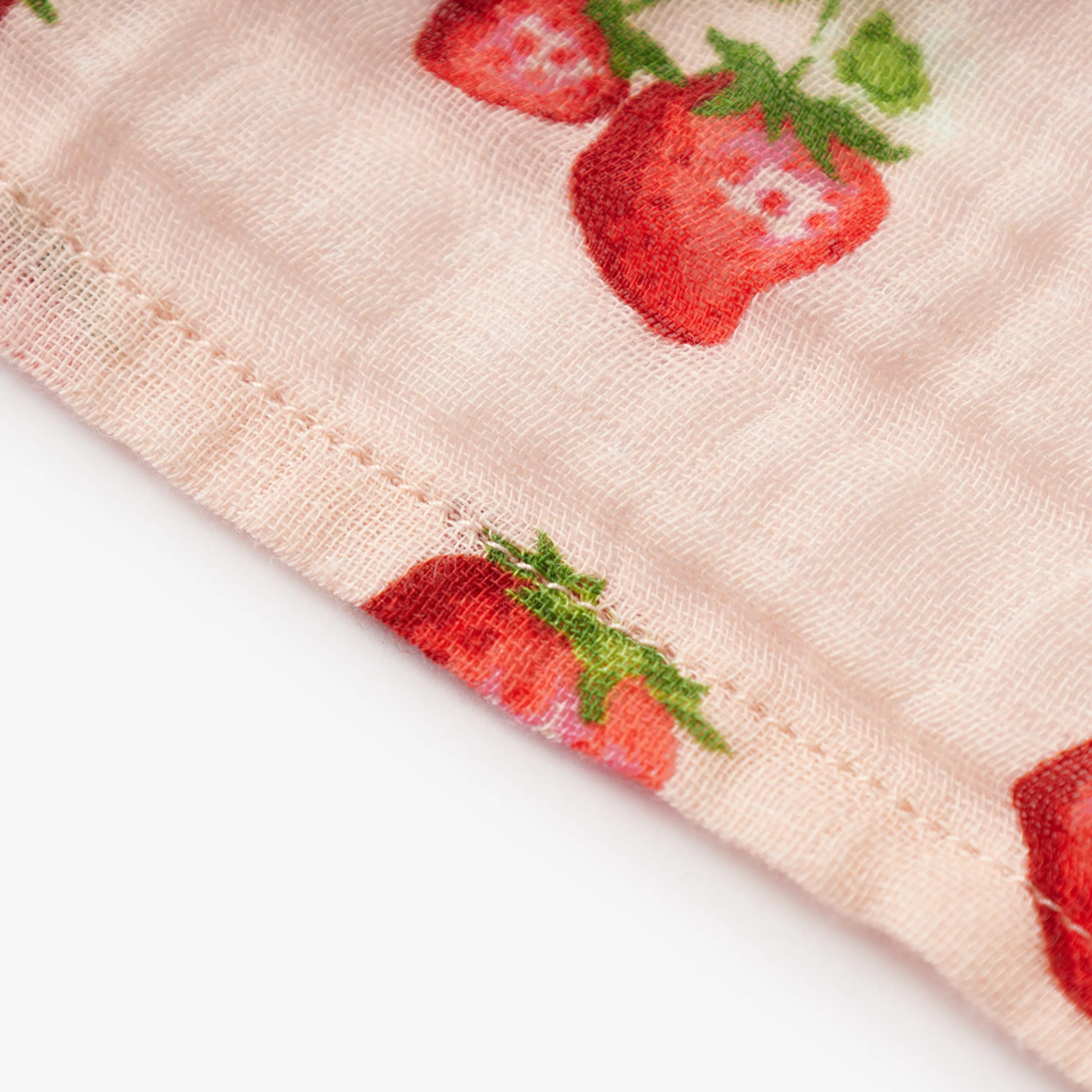 Milkbarn Strawberry Organic Cotton Swaddle - Image 2