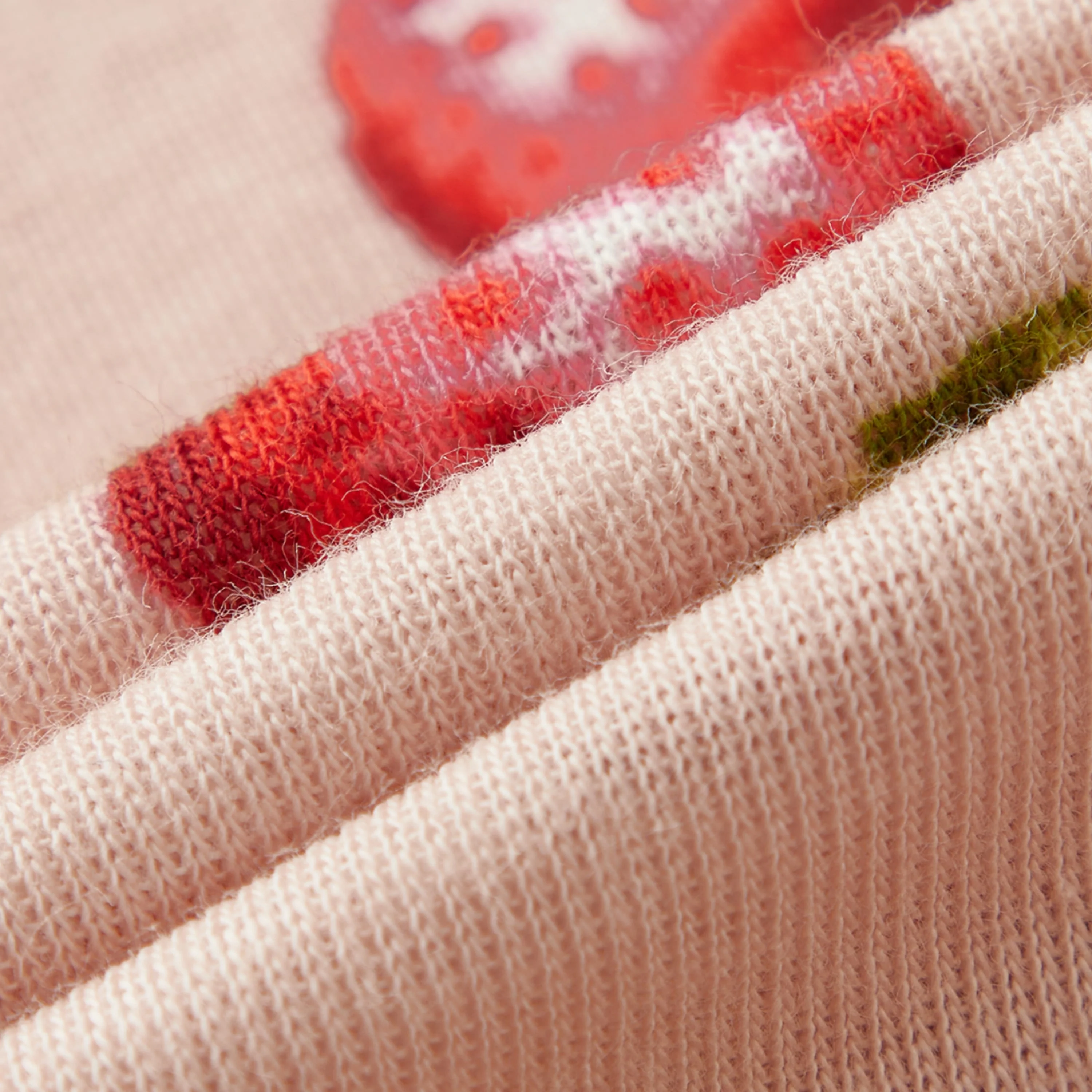 Milkbarn Strawberry Organic Cotton Zipper Pajama - Image 7