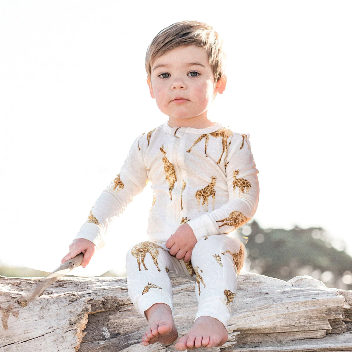 Milkbarn Strawberry Organic Cotton Zipper Pajama - Image 9