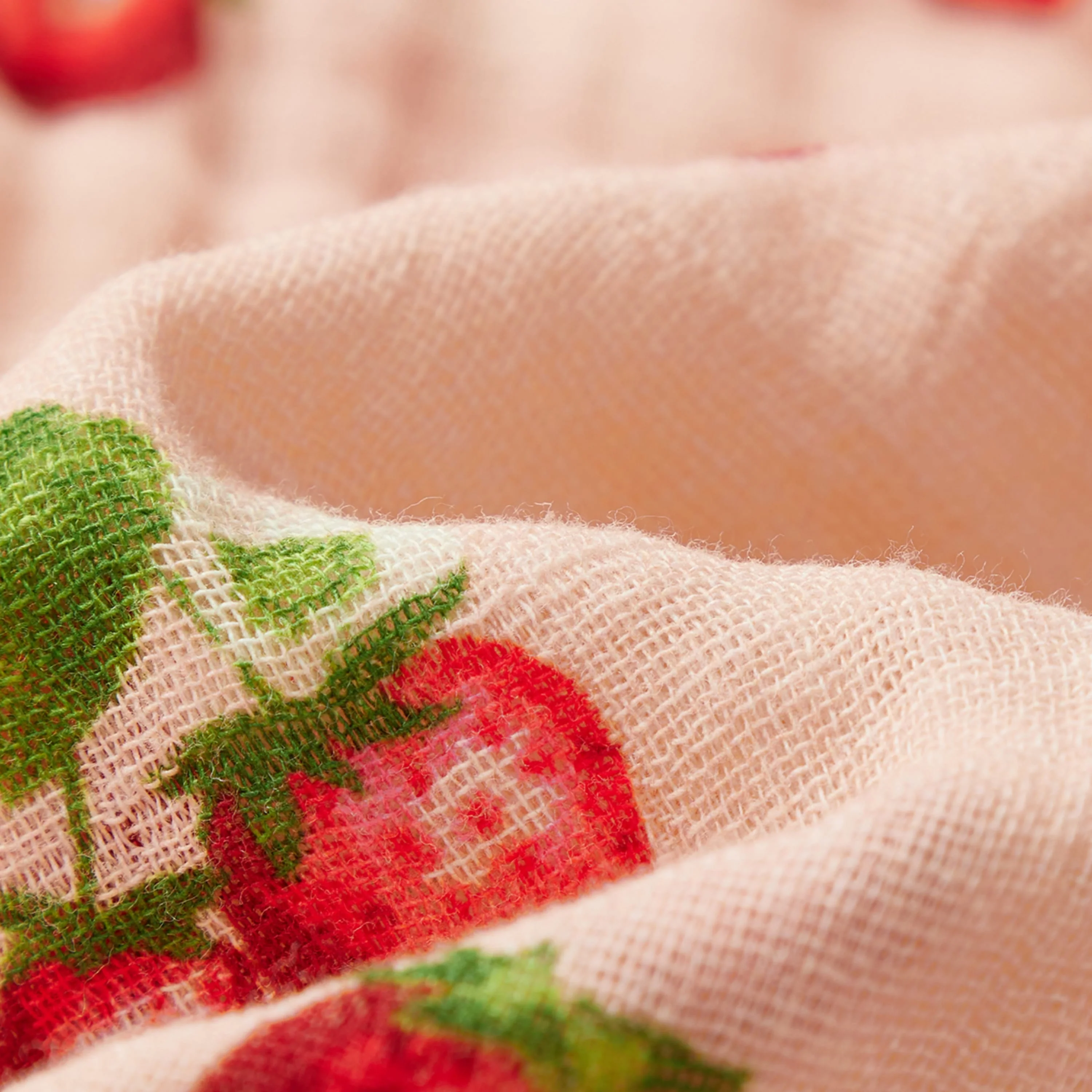 Milkbarn Strawberry Organic Hooded Swaddle Blanket - Image 7