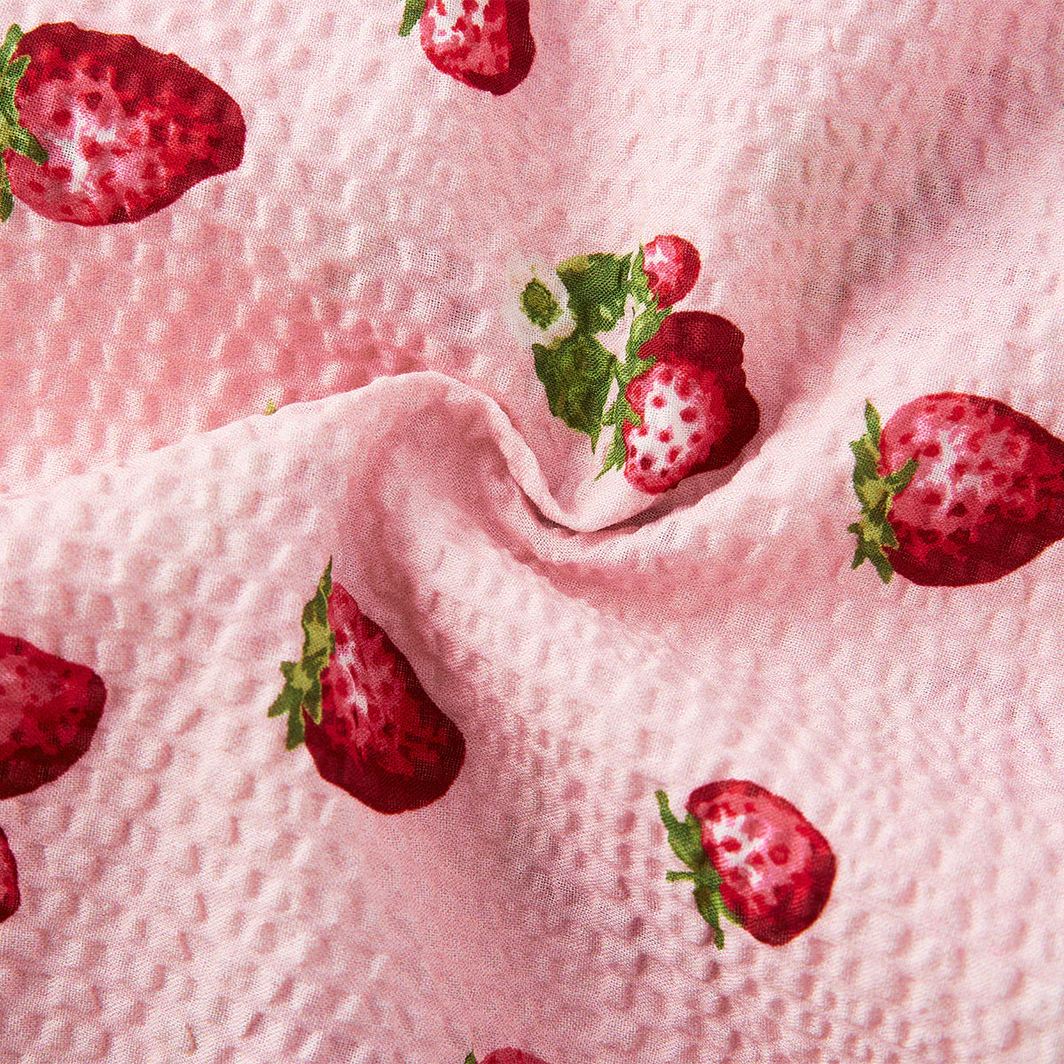 Milkbarn Strawberry Ruffle Collar Dress - Image 8