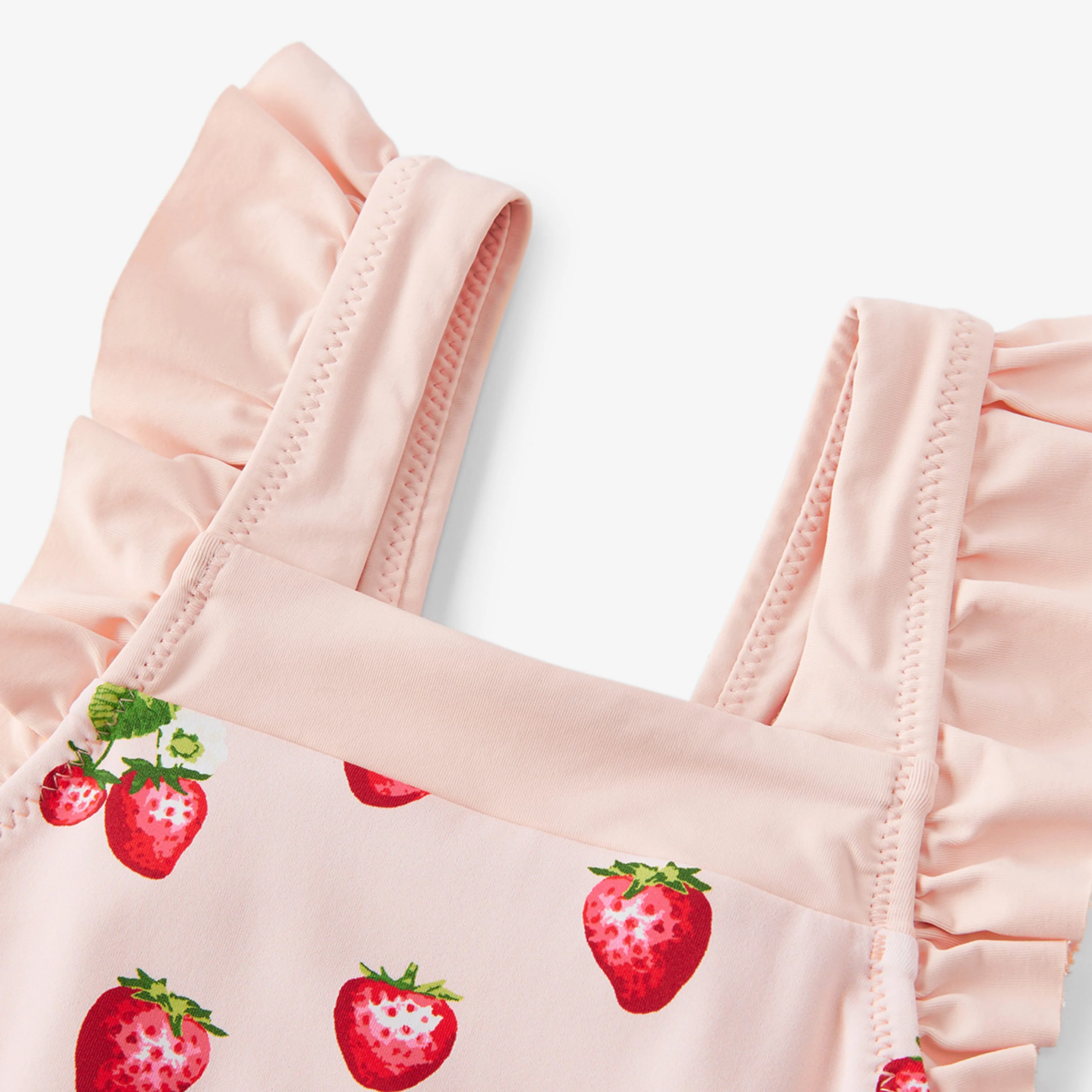 Milkbarn Strawberry Ruffle Square Neck Swimsuit - Image 3