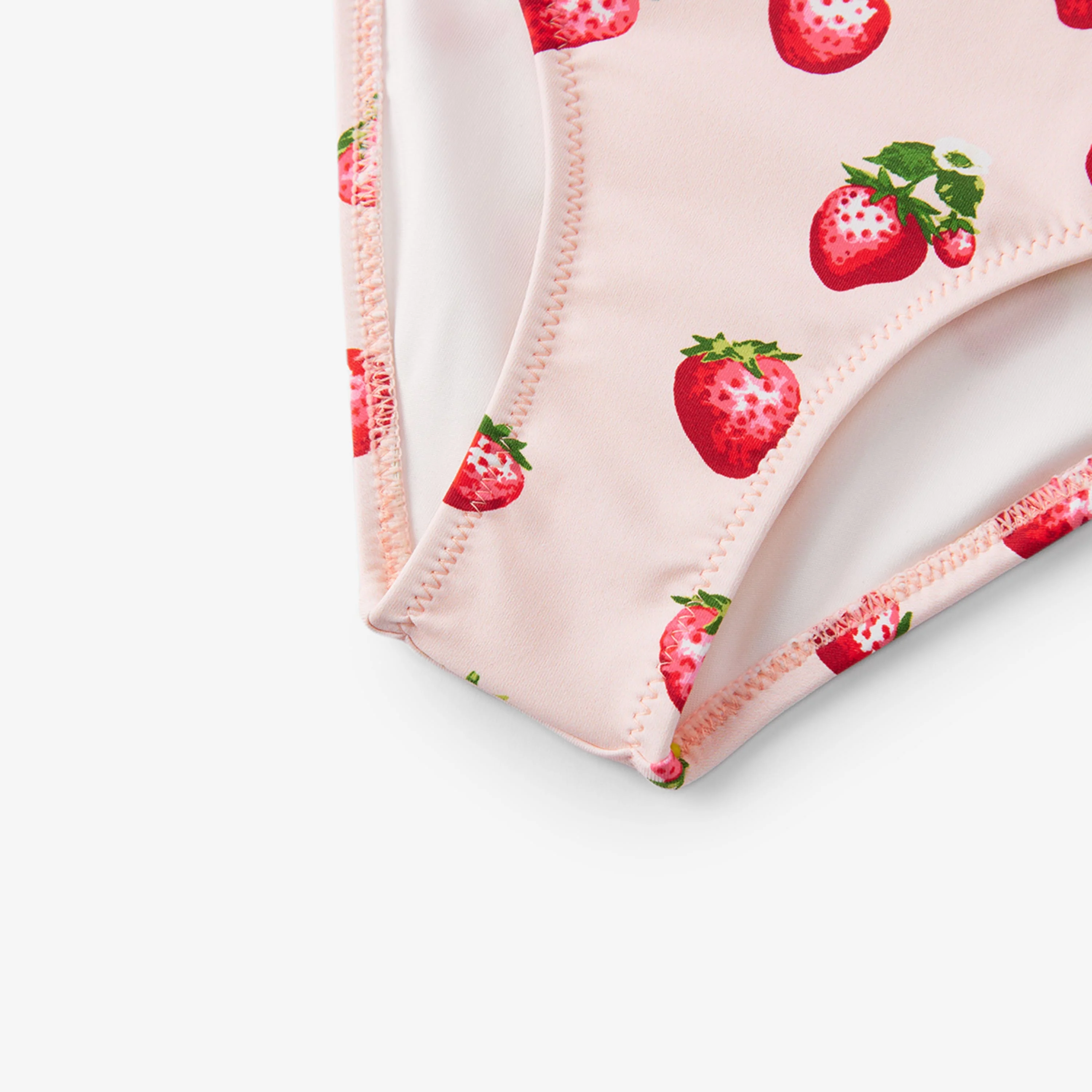 Milkbarn Strawberry Ruffle Square Neck Swimsuit - Image 4