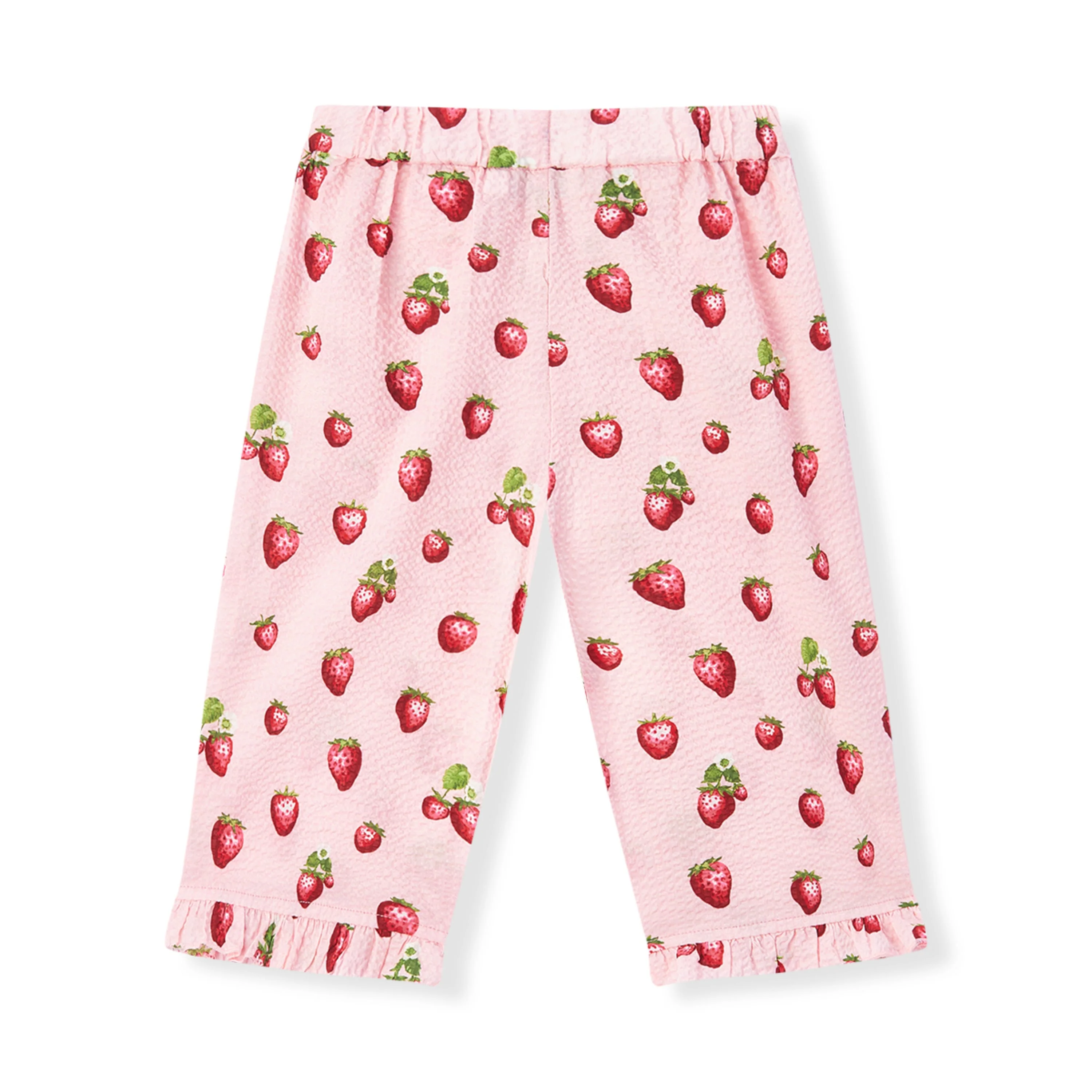 Milkbarn Strawberry Ruffle Tank and Pant Set - Image 6