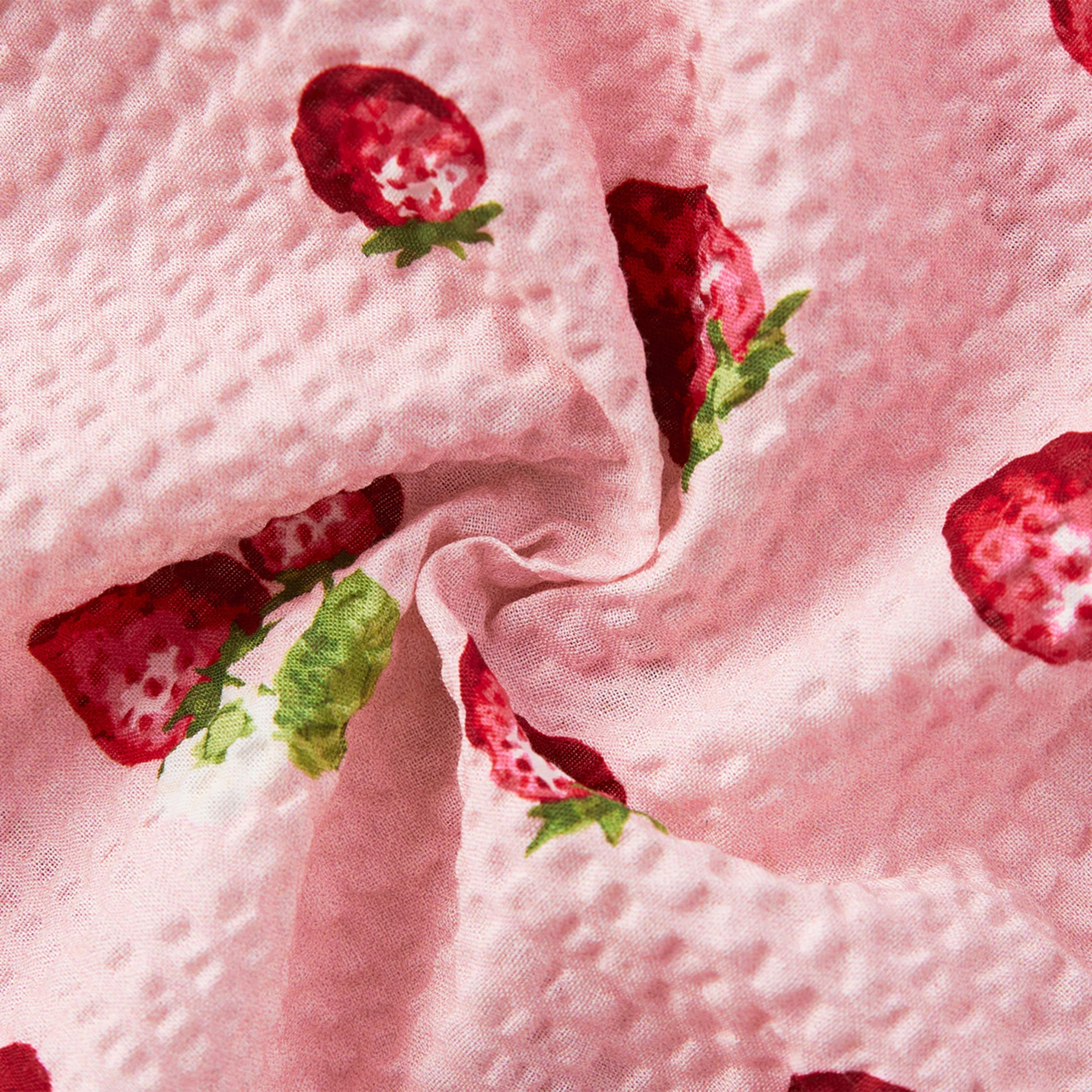 Milkbarn Strawberry Ruffle Tiered Dress - Image 8