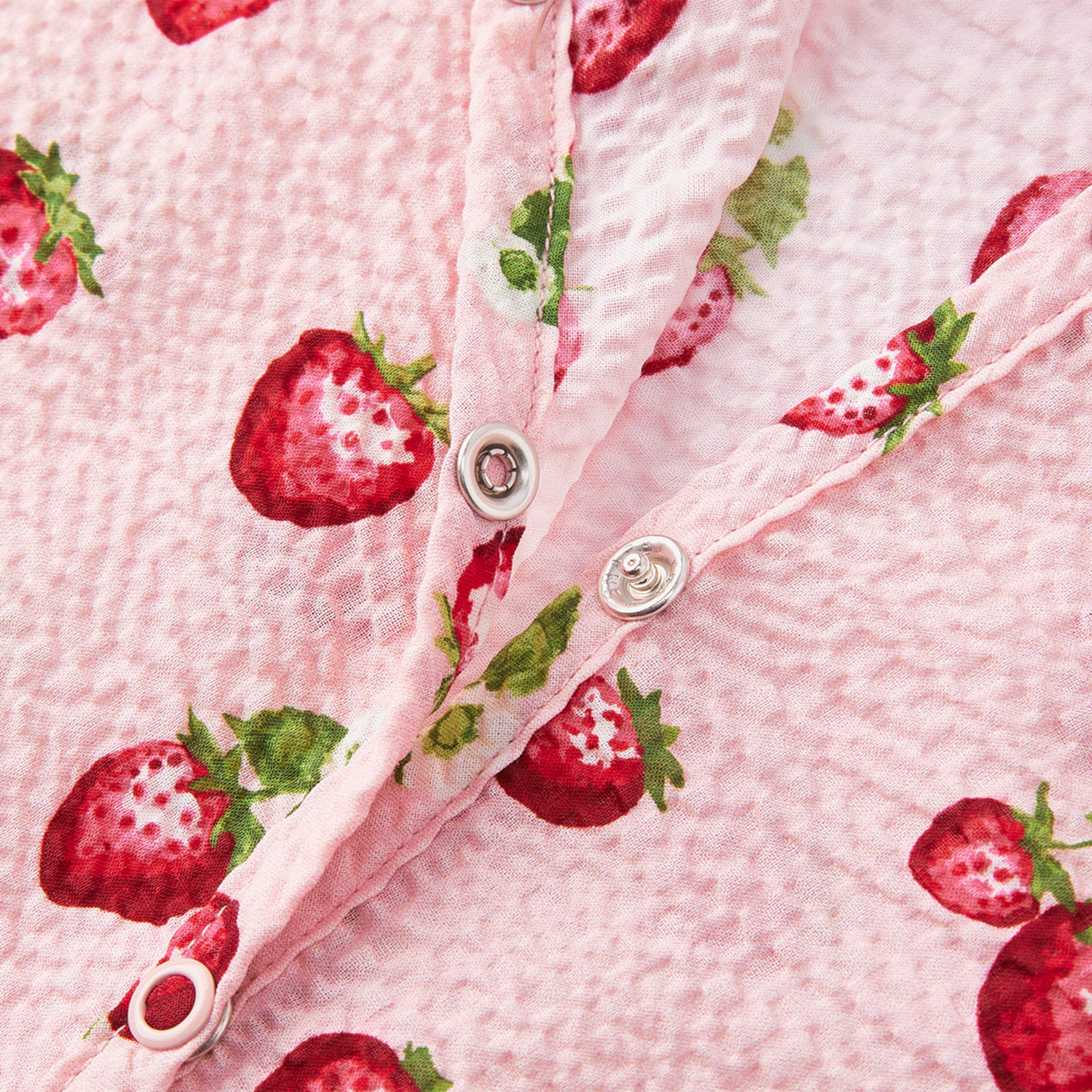 Milkbarn Strawberry Snap Shortall - Image 4