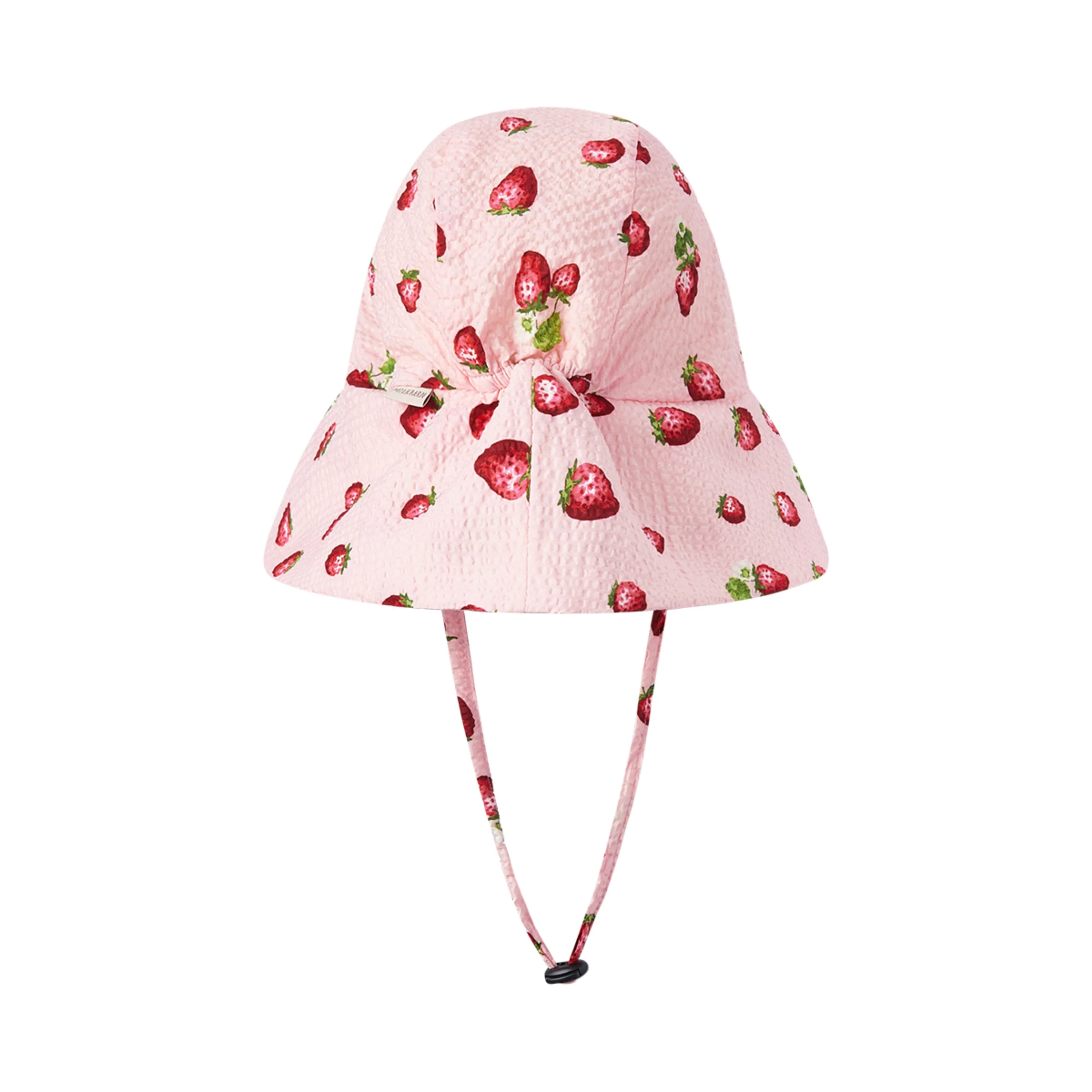 Milkbarn Strawberry Wide Brim Sun Bonnet - Image 2