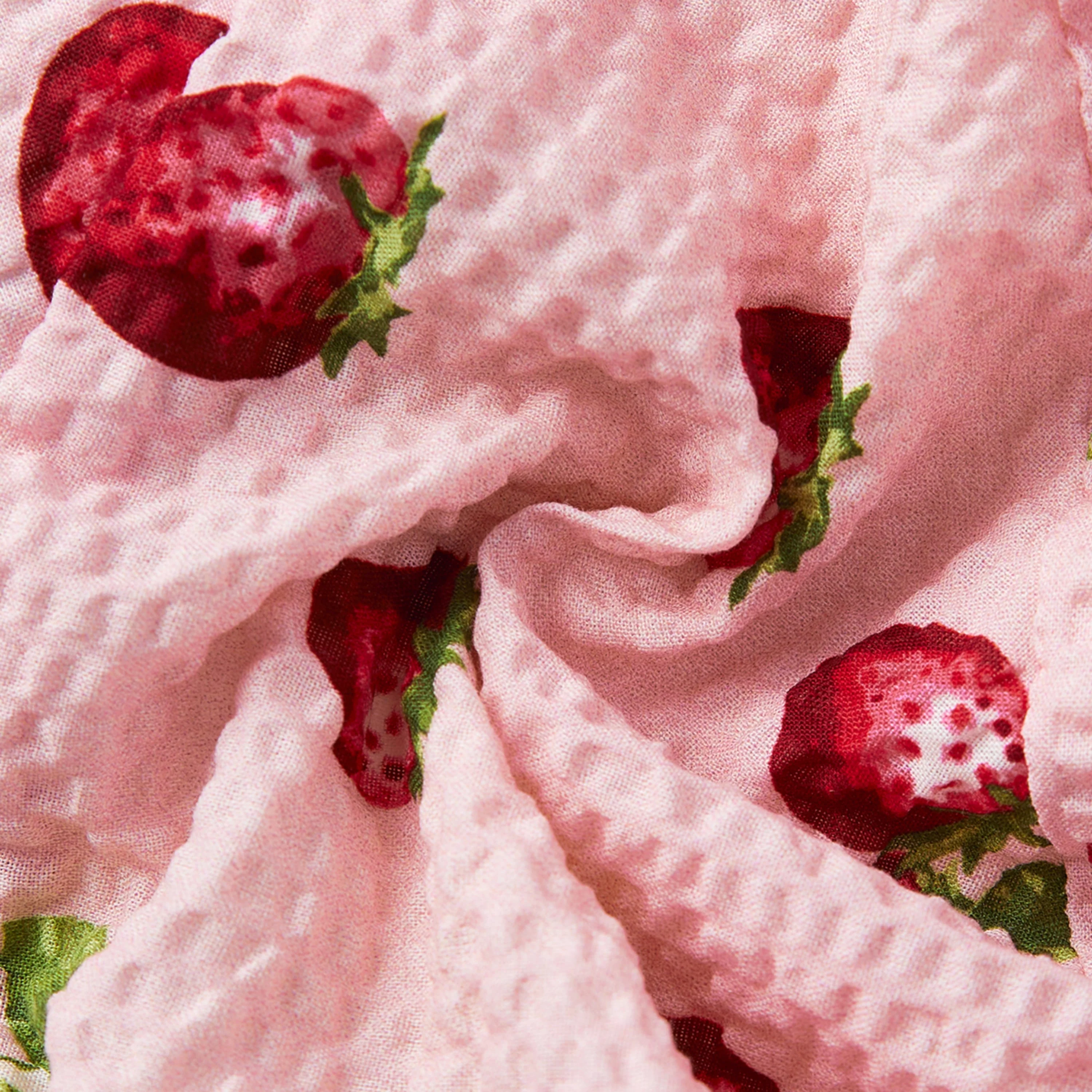 Milkbarn Strawberry Wide Brim Sun Bonnet - Image 7