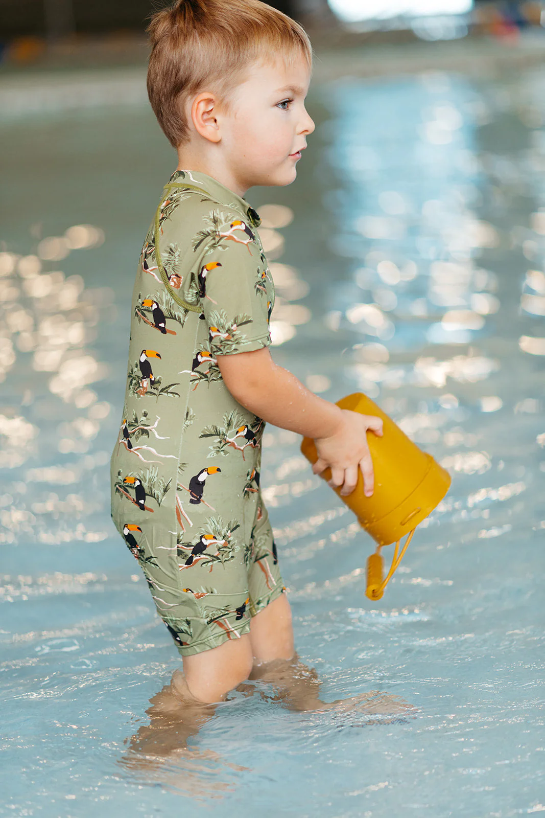 Milkbarn Toucan Zipper Shortall Swimsuit - Image 4