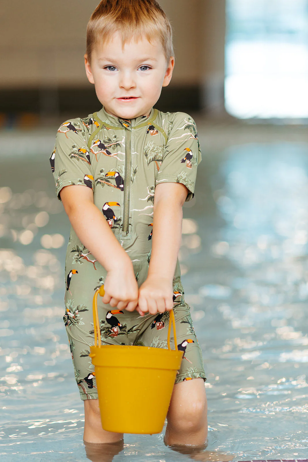 Milkbarn Toucan Zipper Shortall Swimsuit - Image 5