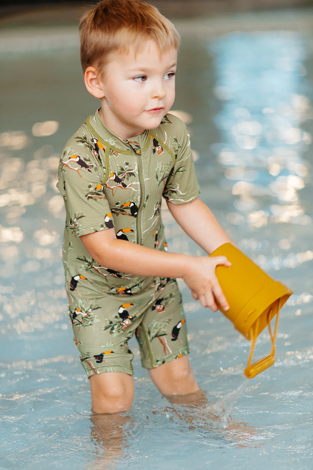 Milkbarn Toucan Zipper Shortall Swimsuit - Image 6