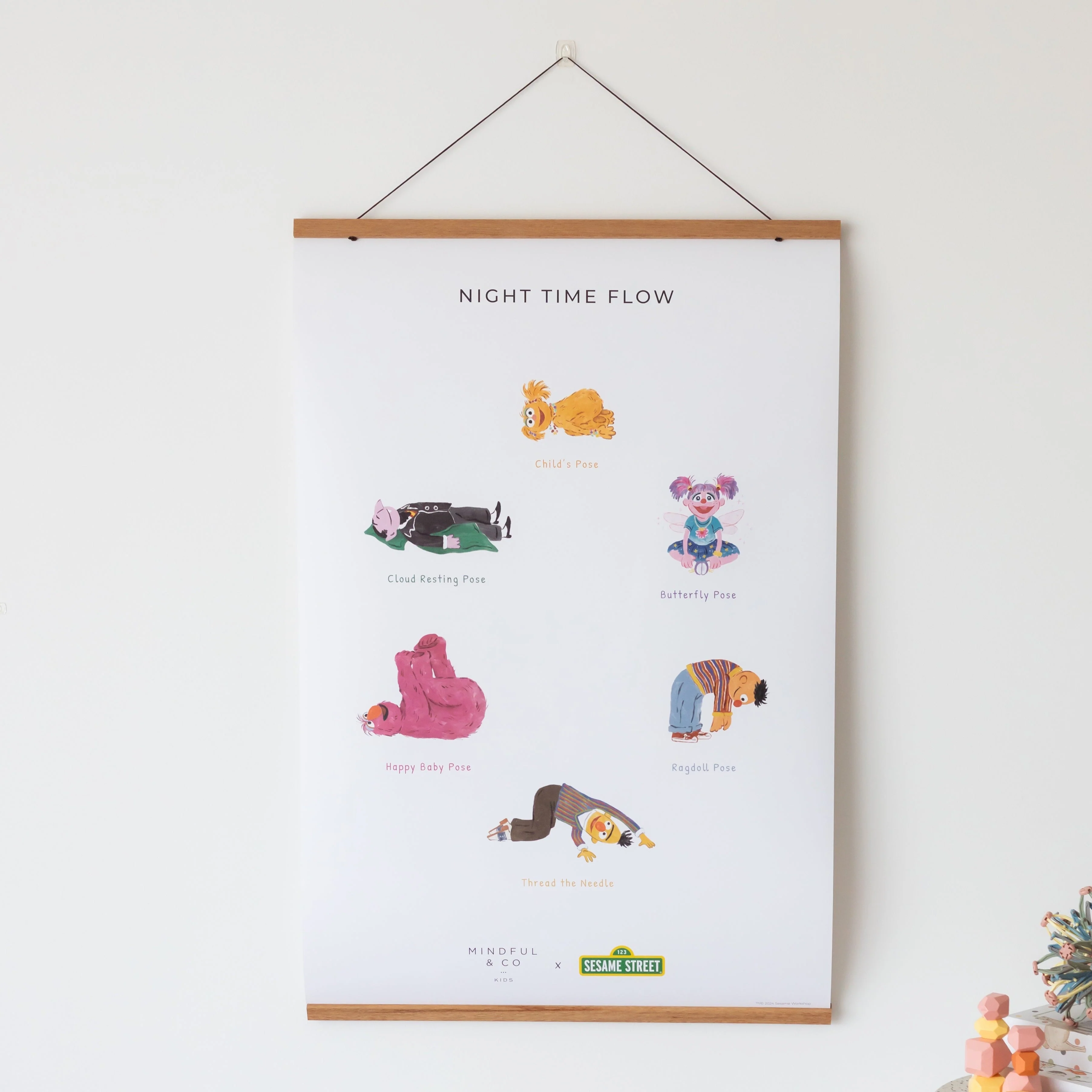 Mindful And Co Sesame Street Yoga print - Image 3