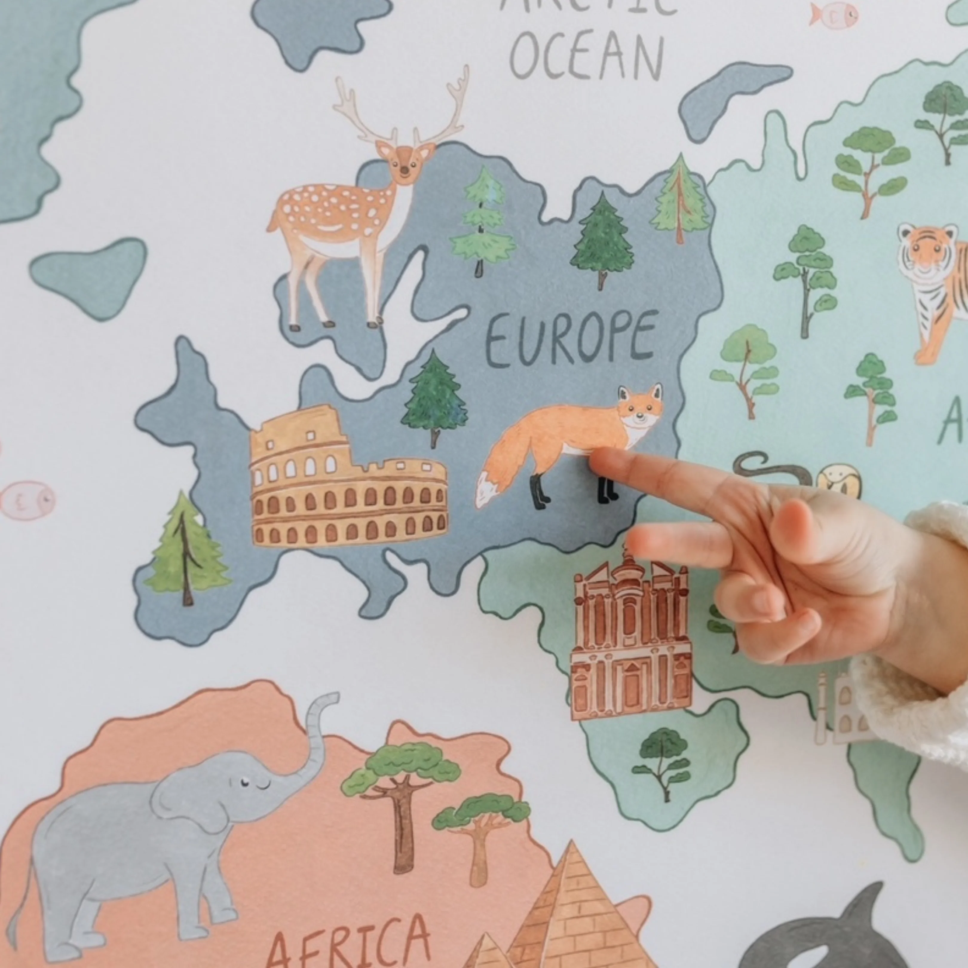 Mindful And Co World Map Print - Image 3