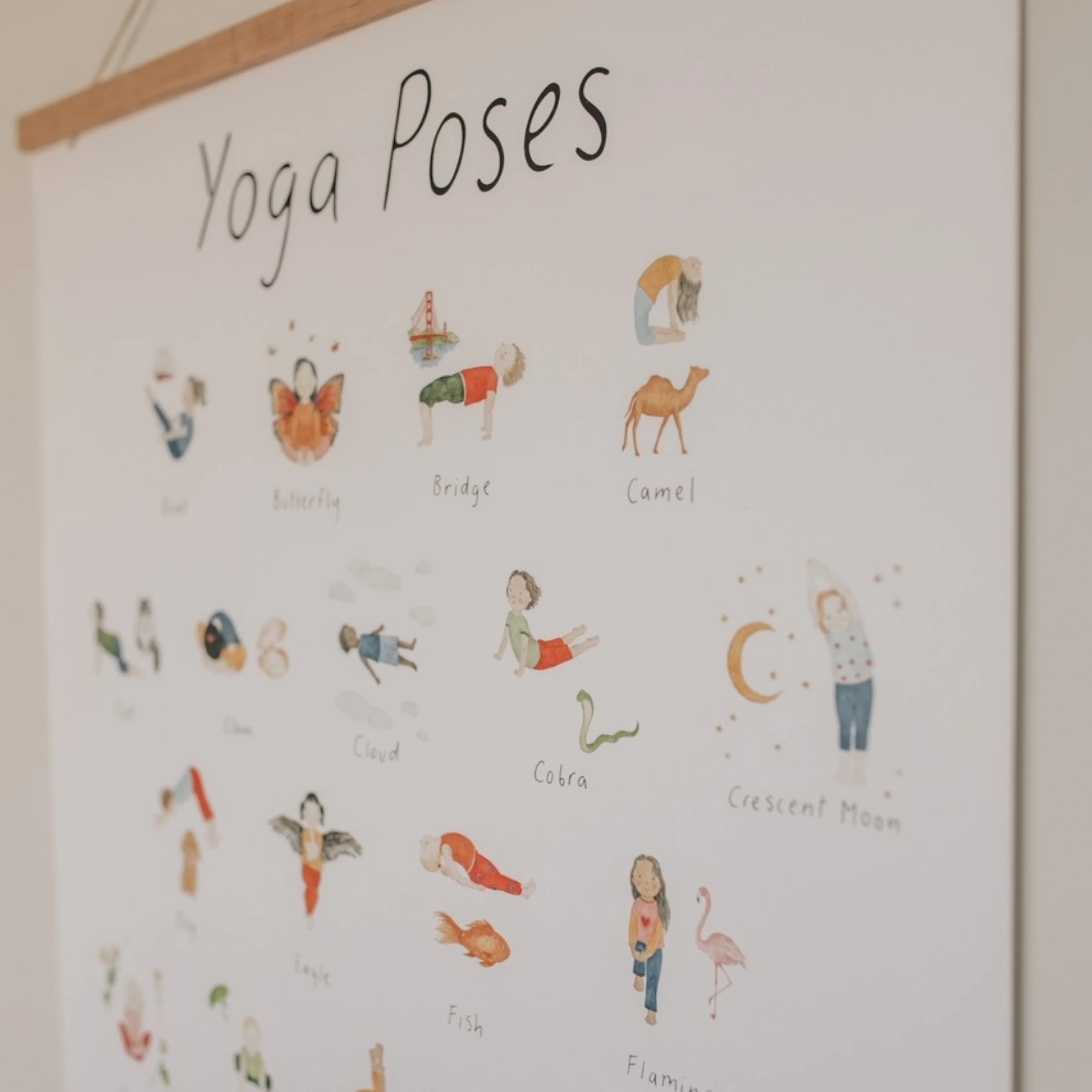 Mindful And Co Yoga Poses Print - Image 3
