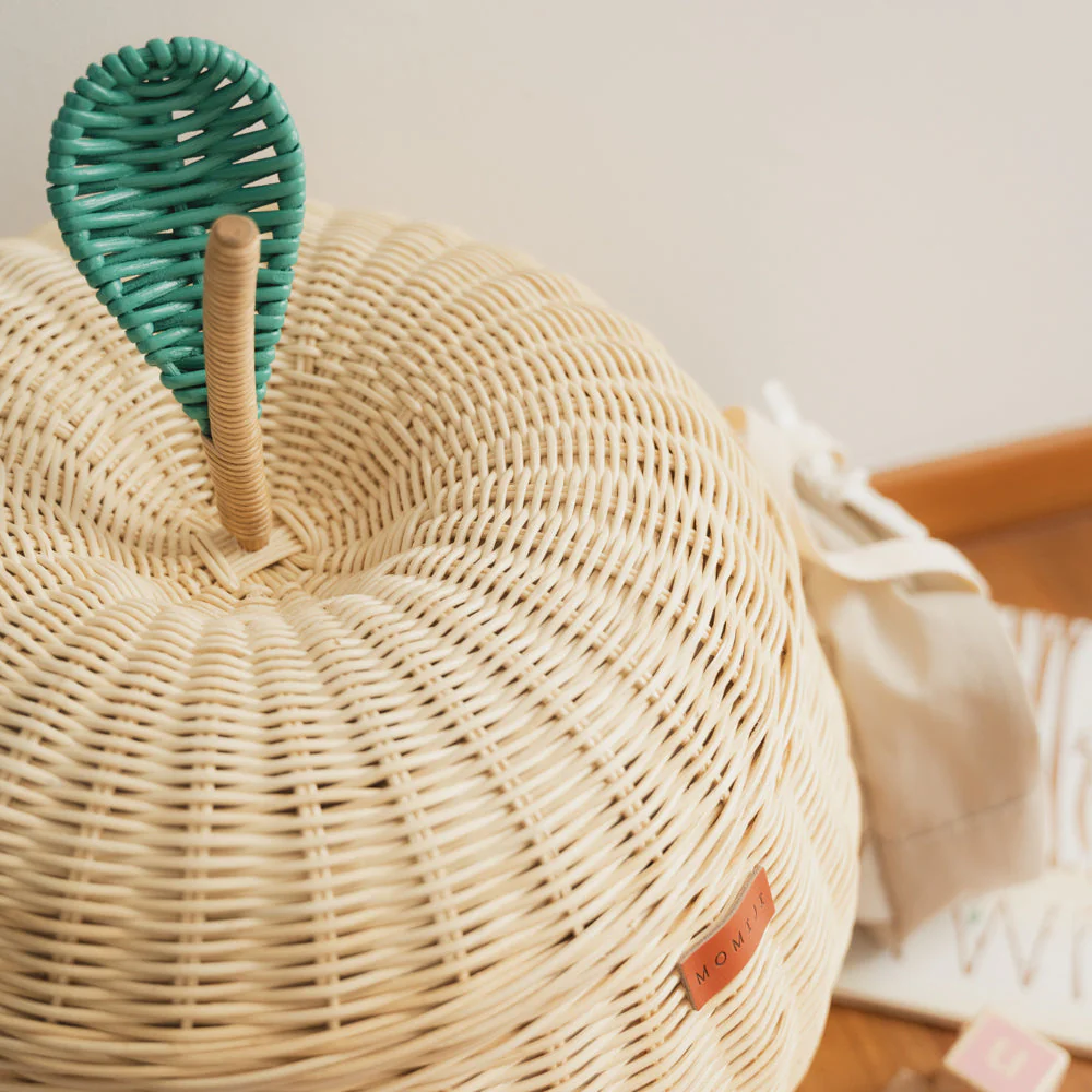 Momiji Apple Storage Basket - Natural - Image 3