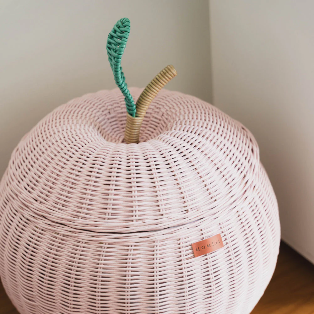 Momiji Apple Storage Basket - Pink - Image 2