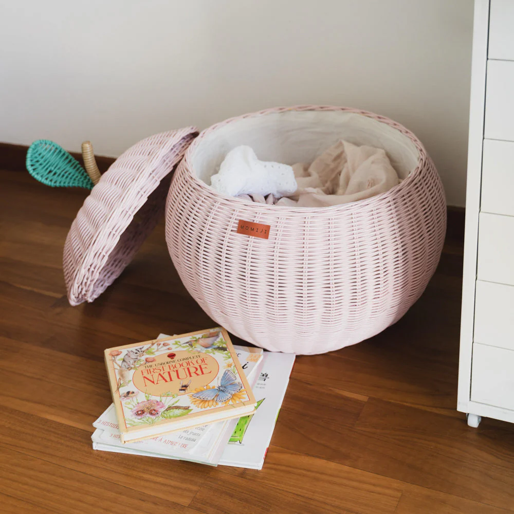 Momiji Apple Storage Basket - Pink - Image 4