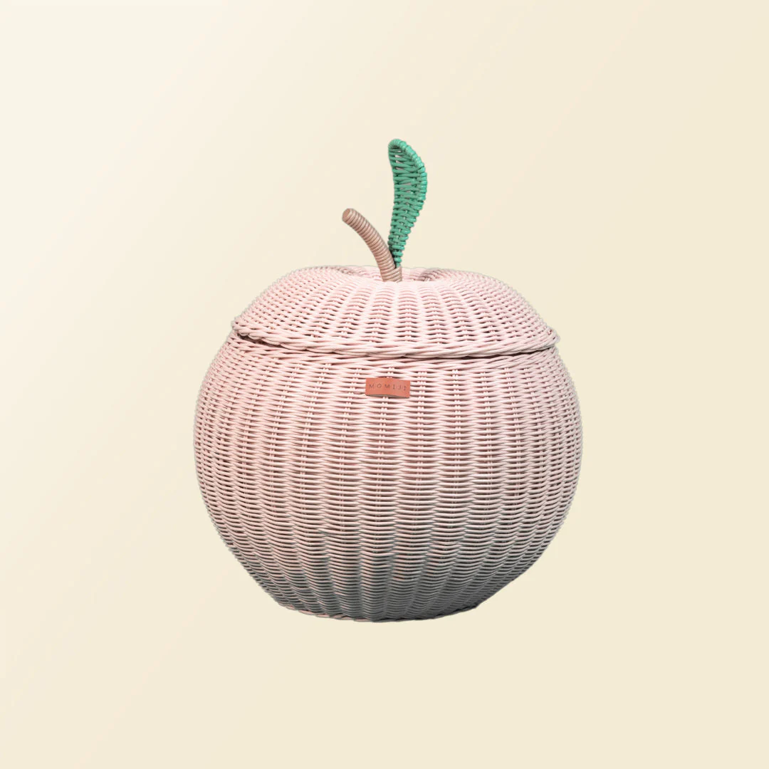 Momiji Apple Storage Basket - Pink - Image 9