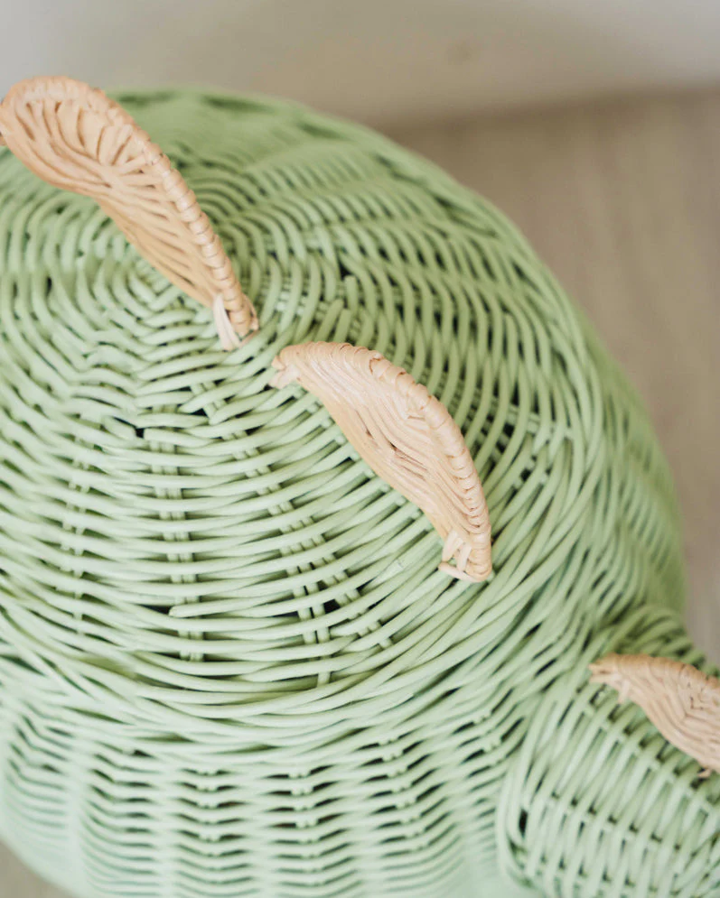 Momiji Dinosaur Storage Basket - Mint Green - Image 8