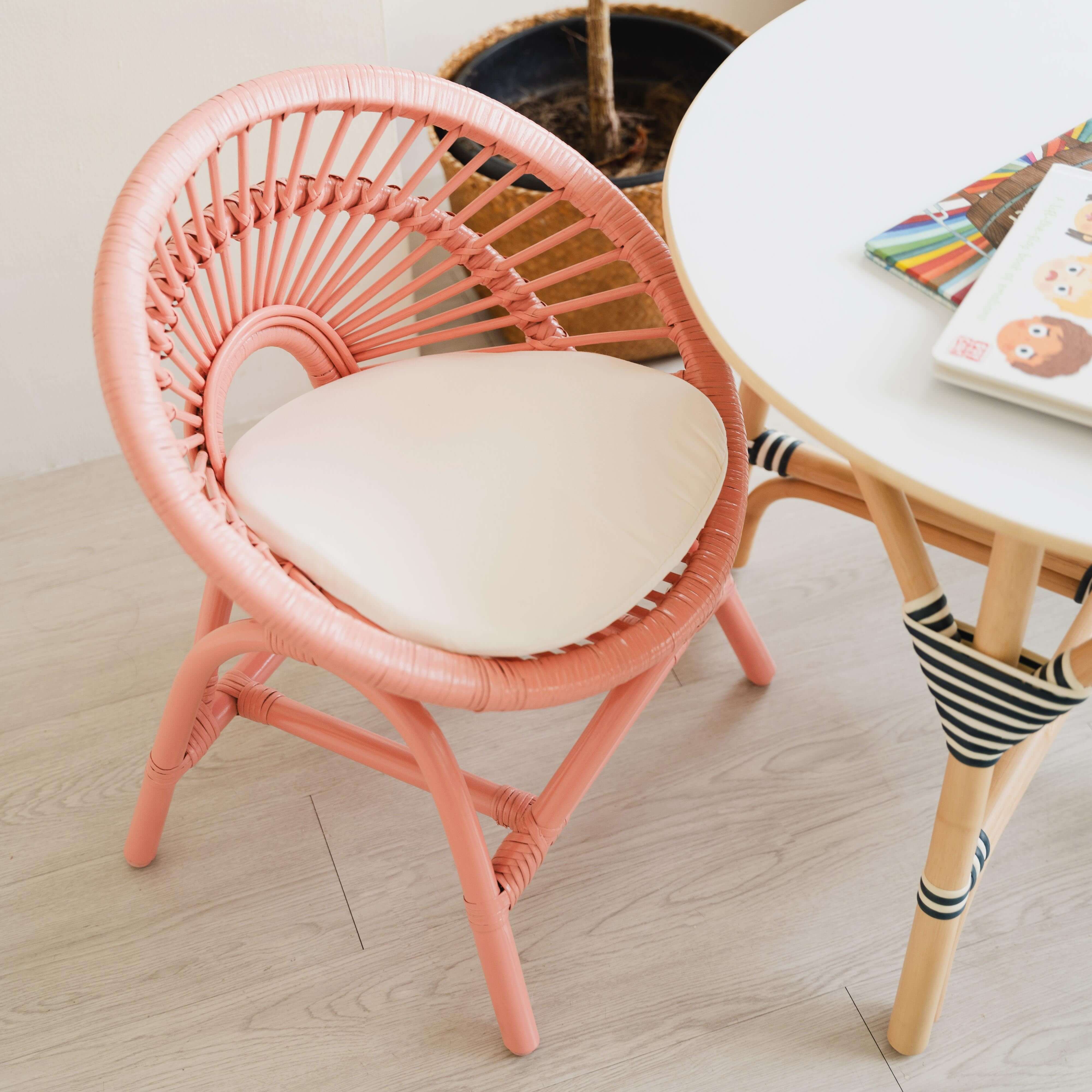 Momiji Maya Kids Chair - Peach Pink - Image 2