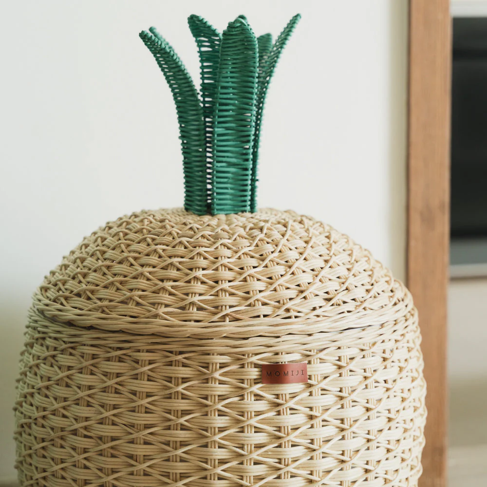 Momiji Pineapple Storage Basket Large - Natural - Image 2