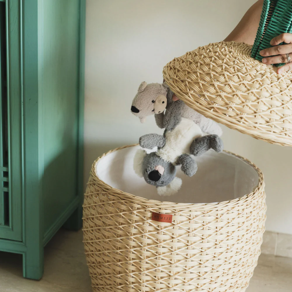 Momiji Pineapple Storage Basket Large - Natural - Image 5