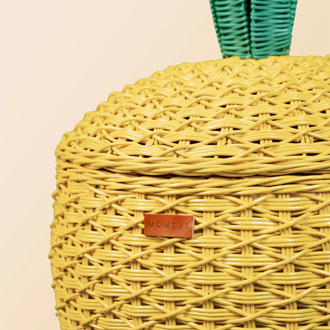 Momiji Pineapple Storage Basket Large - Yellow - Image 9