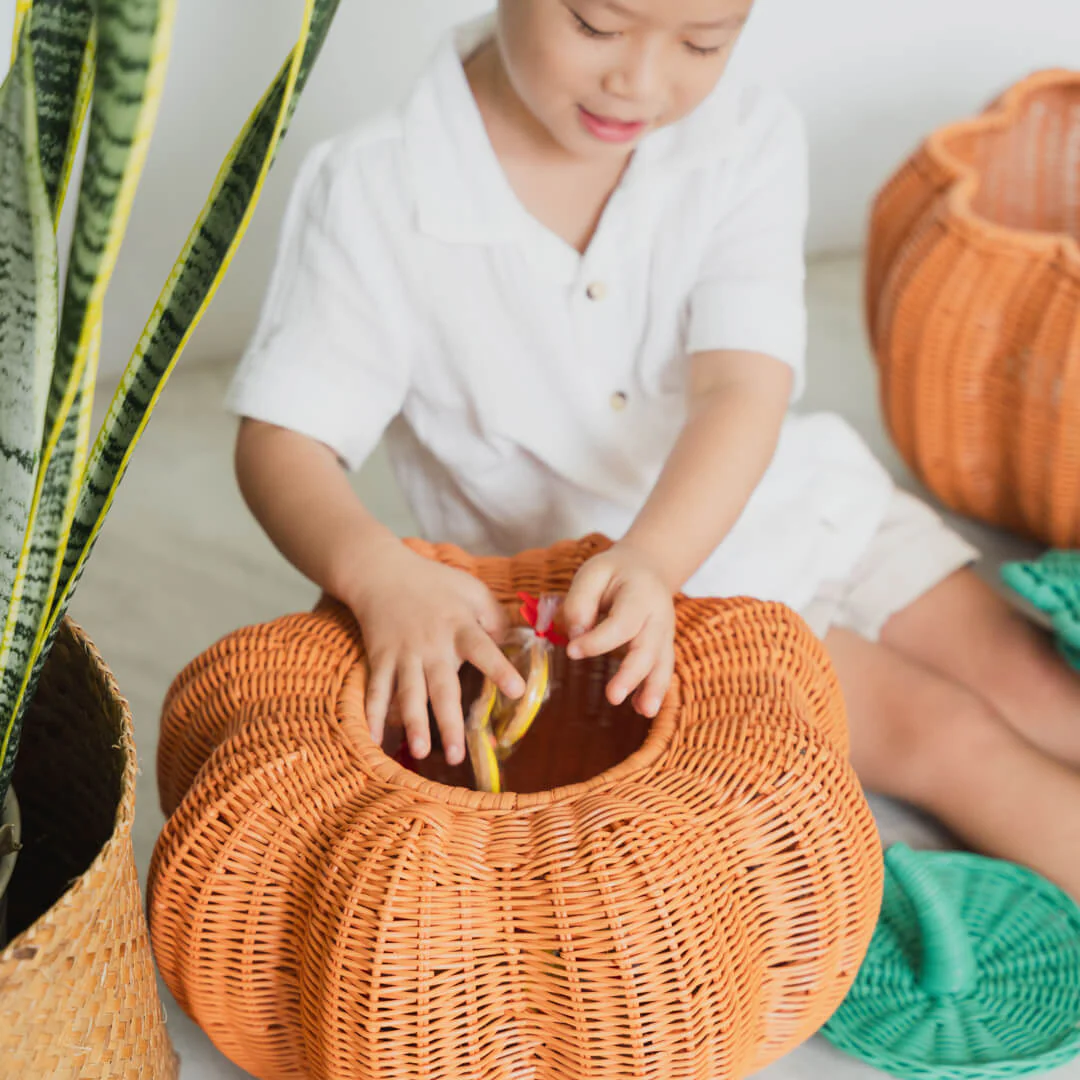 Momiji Pumpkin Face Basket - Image 3
