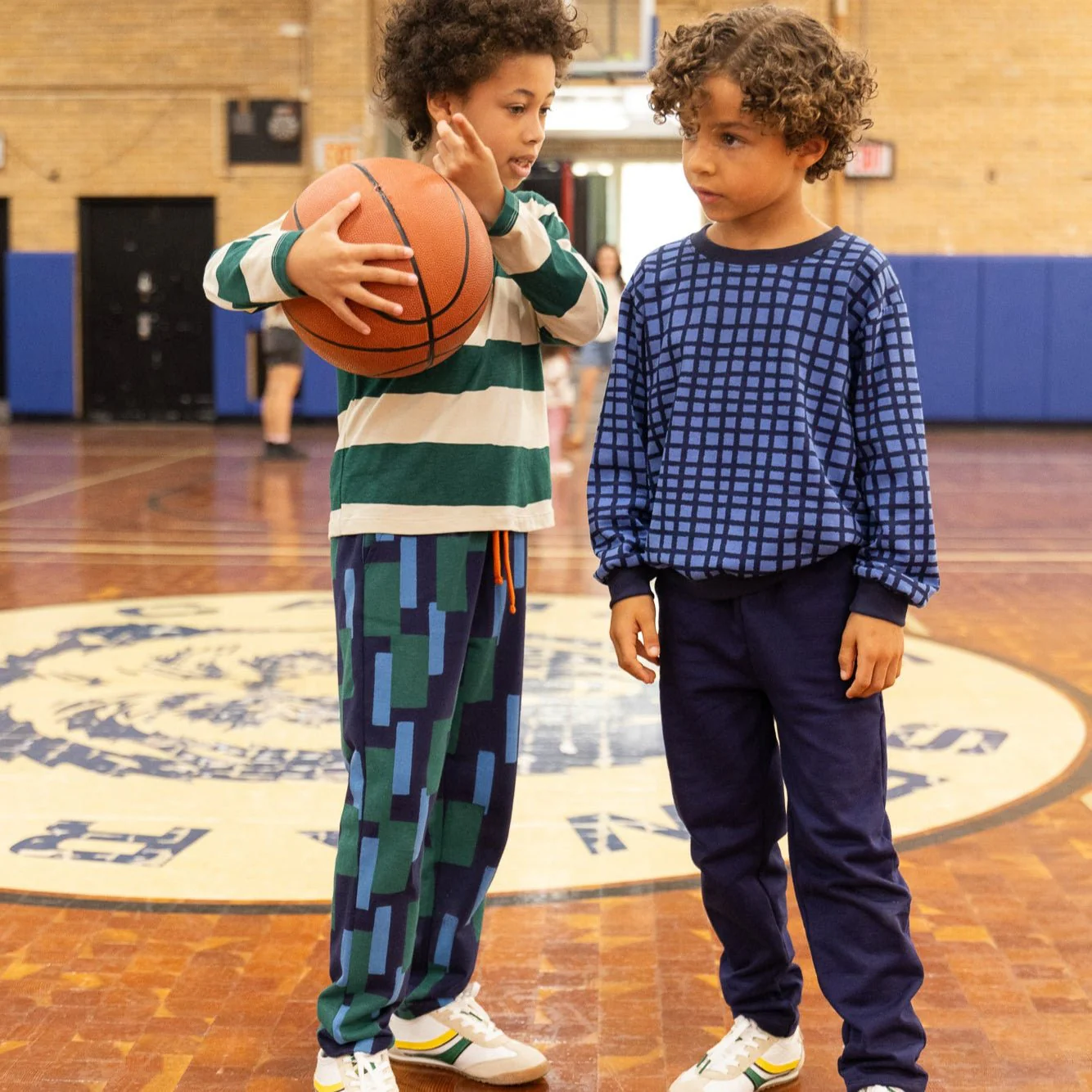 Mon Coeur Blue Block Jogger - Image 2
