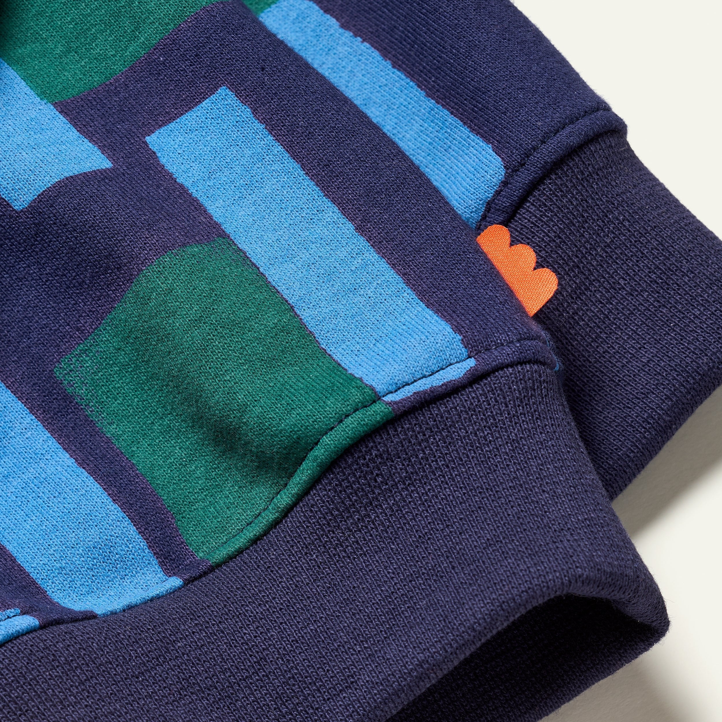 Mon Coeur Blue Block Sweatshirt - Image 5