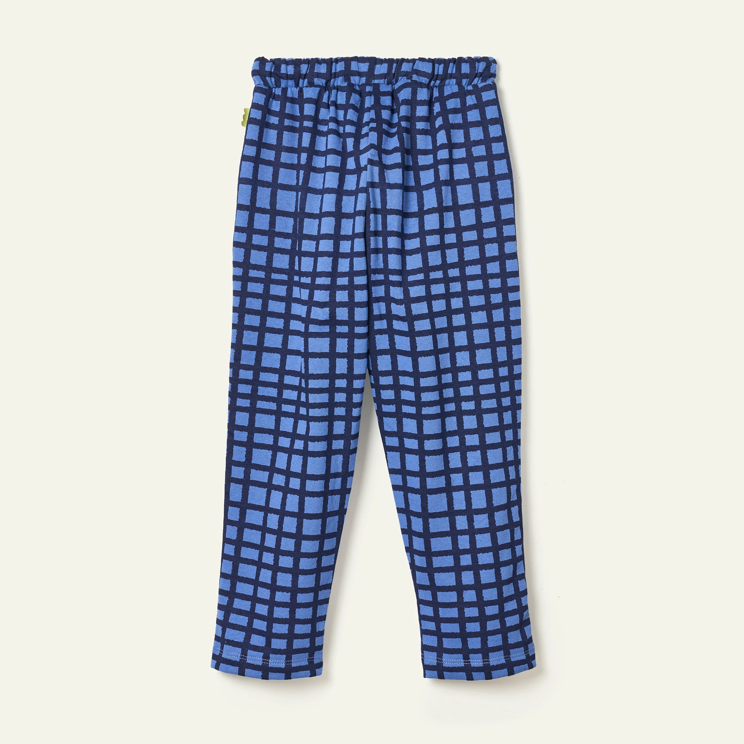 Mon Coeur Blue Grid Jogger - Image 3