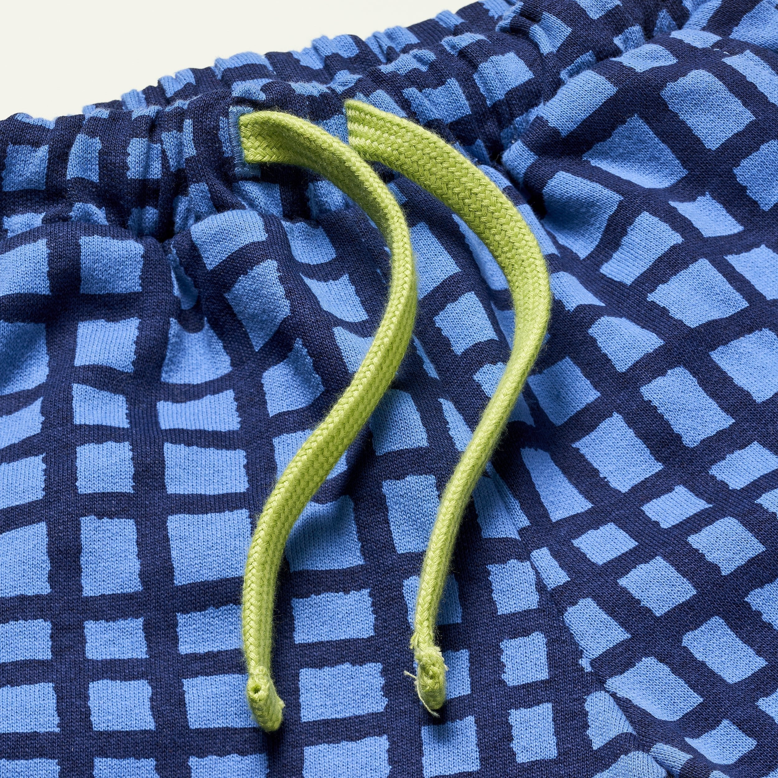 Mon Coeur Blue Grid Jogger - Image 4