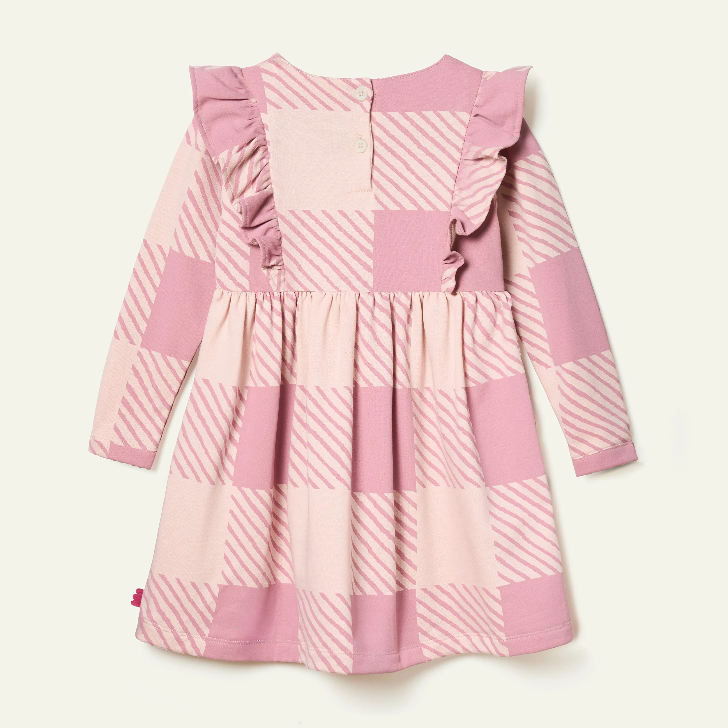 Mon Coeur Buffalo Check RuffleDress - Image 3