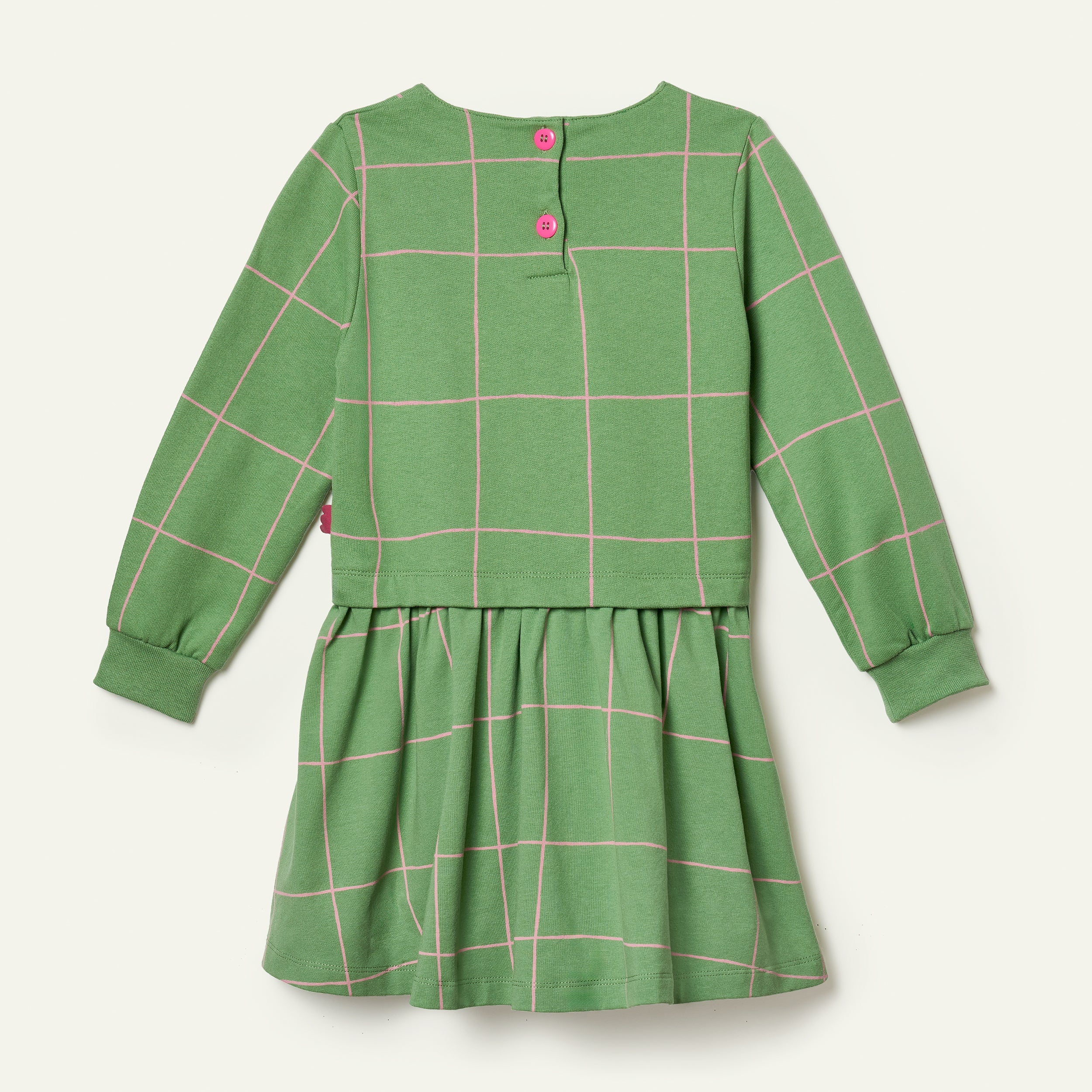 Mon Coeur Grid Dress - Image 3