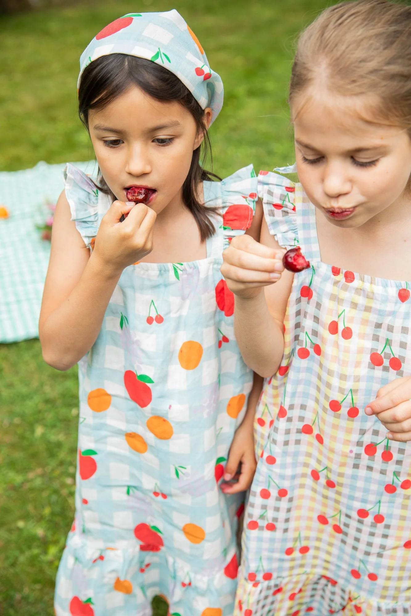 Mon Coeur Linen Picnic Kid Ruffle Dress - Image 6