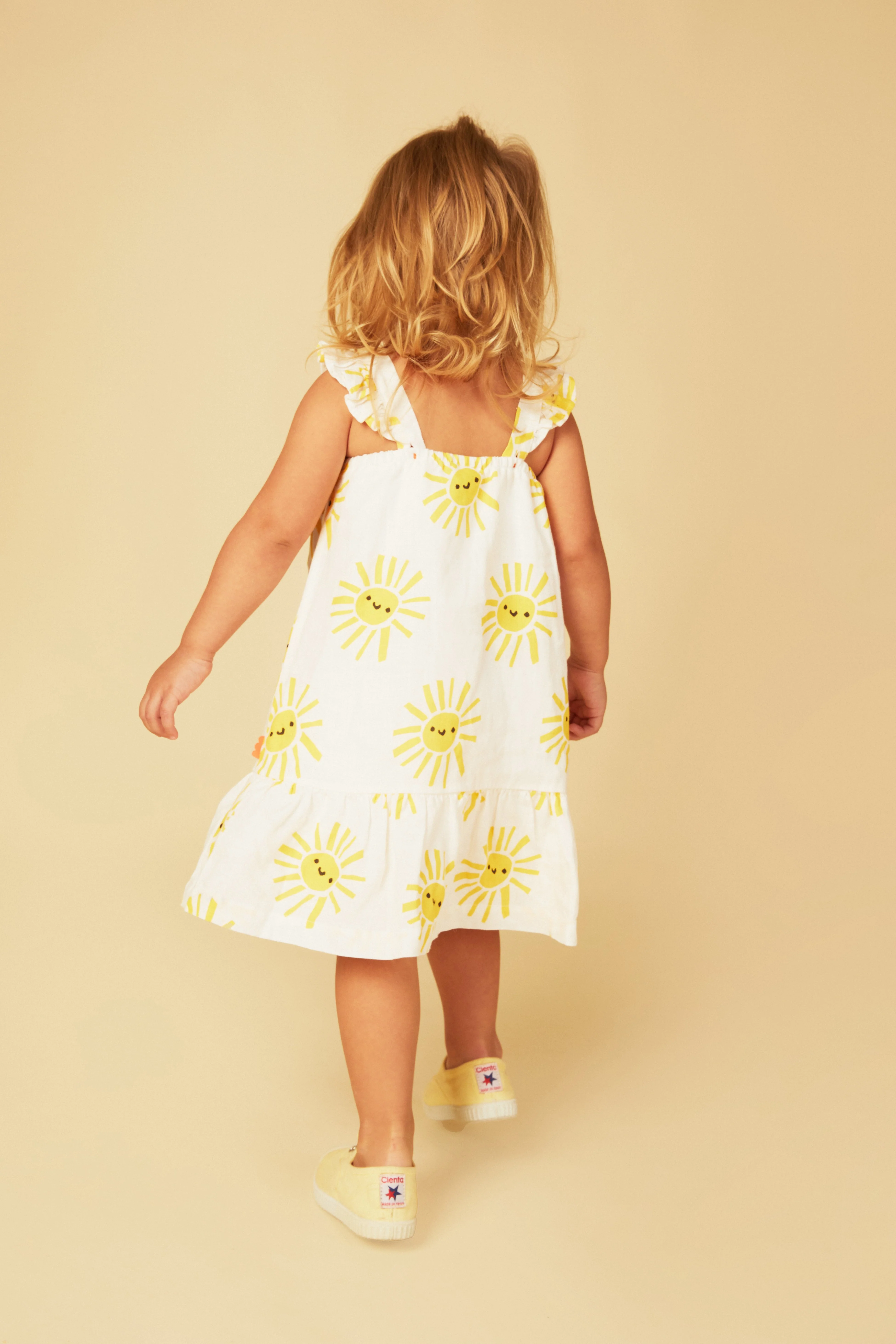 Mon Coeur Linen Sun Baby Ruffle Dress - Image 6