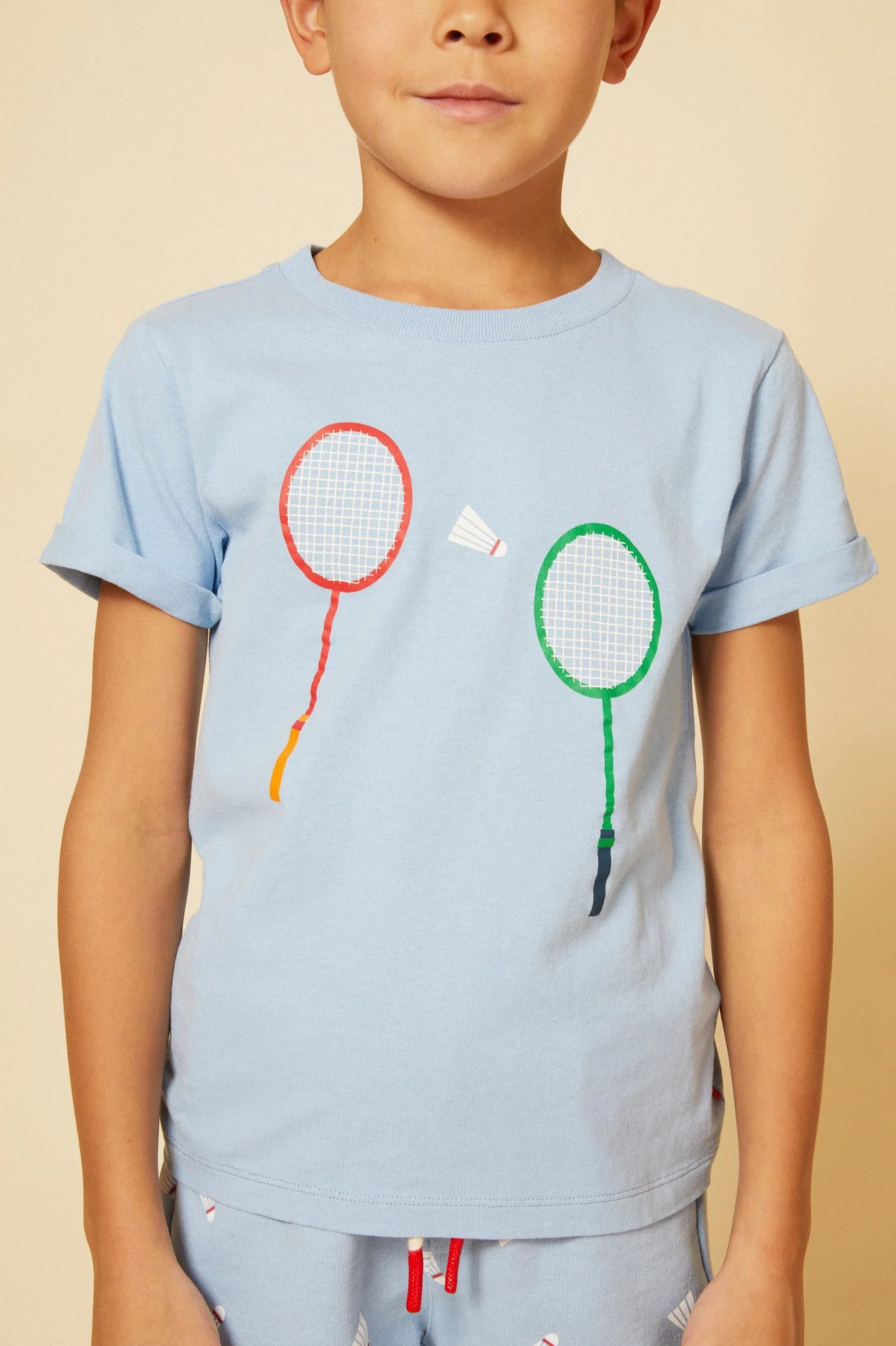 Mon Coeur Recycled Cotton Badminton Kid T-Shirt - Image 2