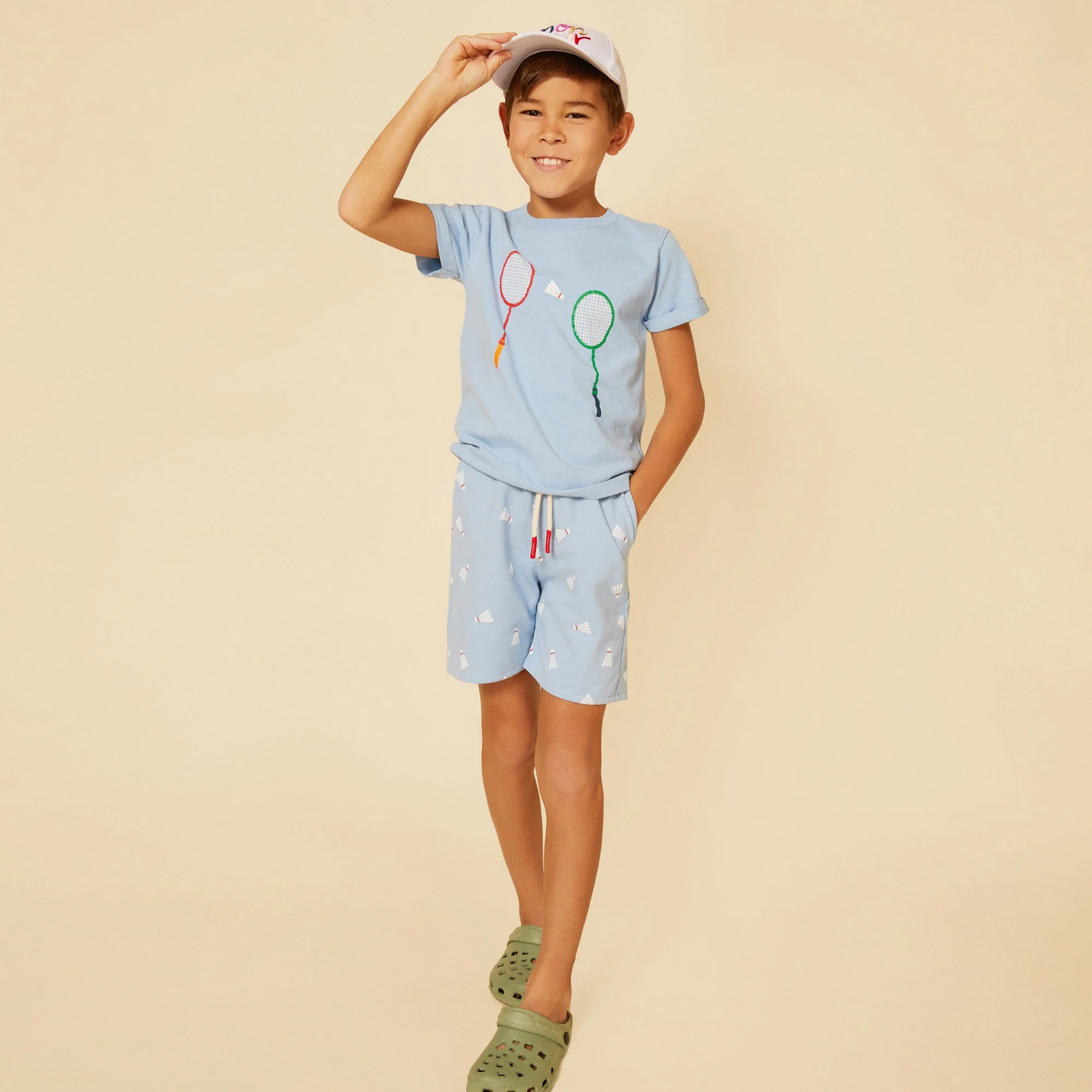 Mon Coeur Recycled Cotton Badminton Kid T-Shirt - Image 3