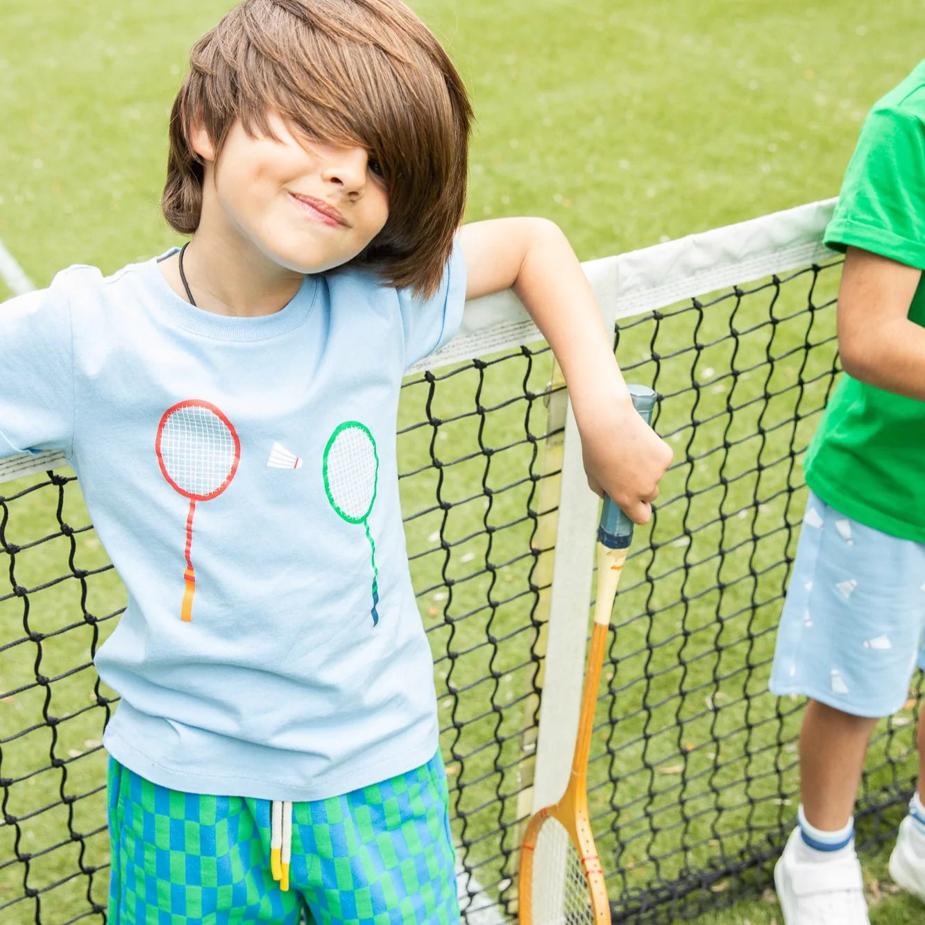 Mon Coeur Recycled Cotton Badminton Kid T-Shirt - Image 4