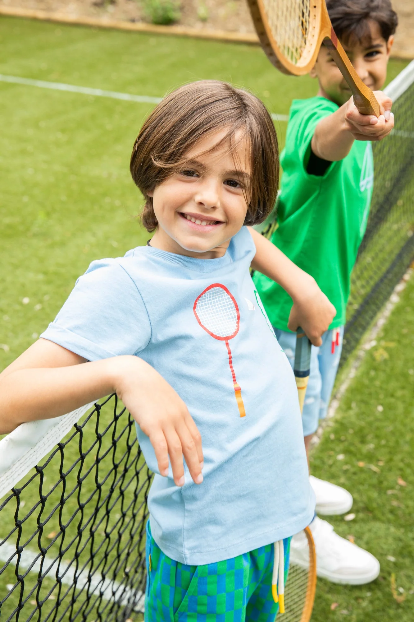 Mon Coeur Recycled Cotton Badminton Kid T-Shirt - Image 5