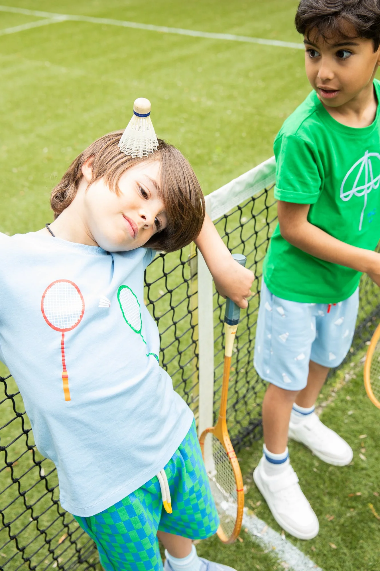 Mon Coeur Recycled Cotton Badminton Kid T-Shirt - Image 7