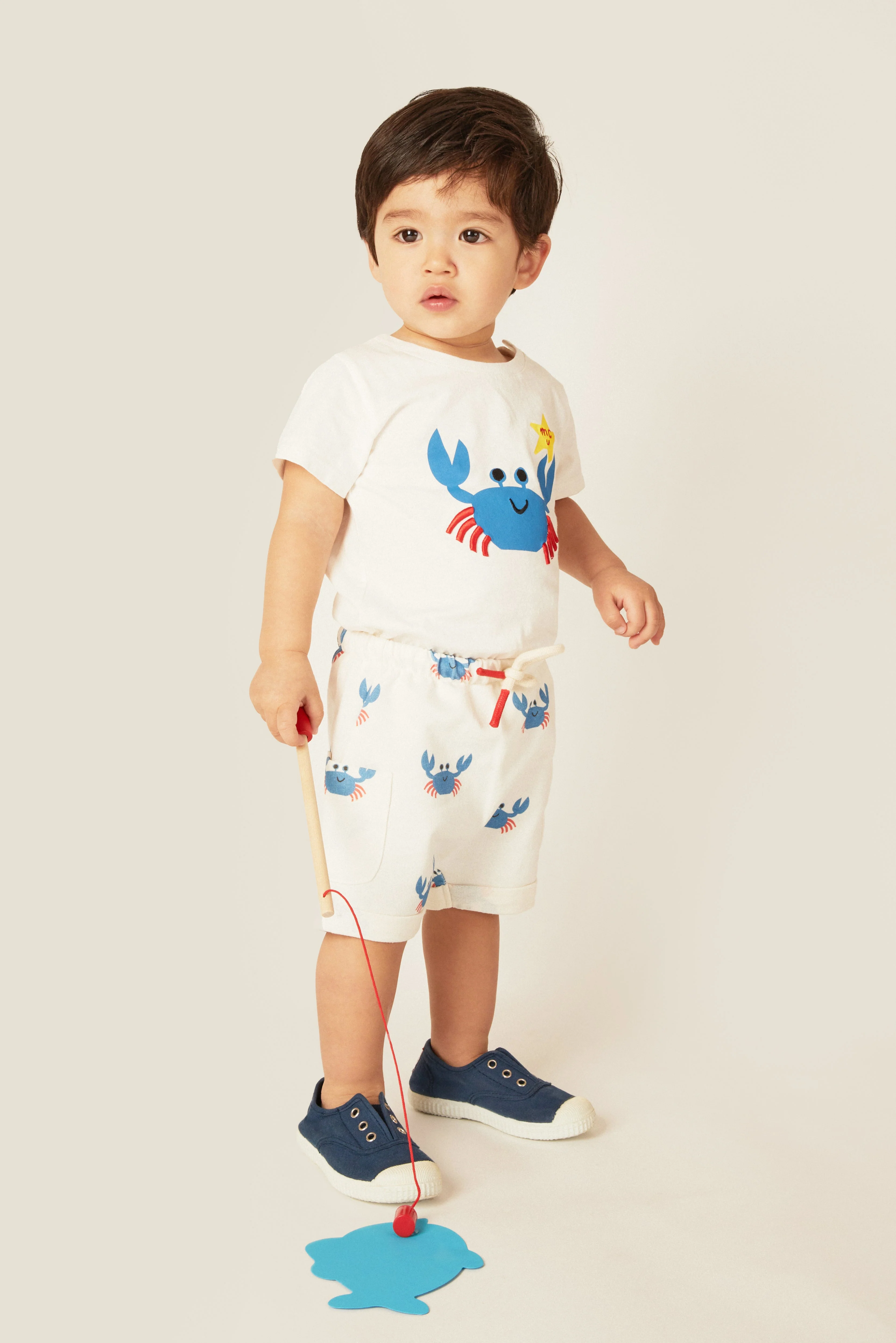 Mon Coeur Recycled Cotton Crab Baby T-Shirt - Image 2