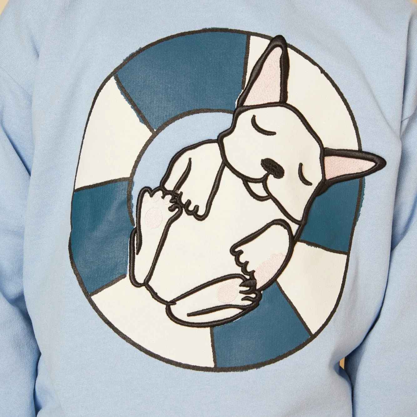 Mon Coeur Recycled Cotton Frenchie Baby Sweatshirt - Image 3