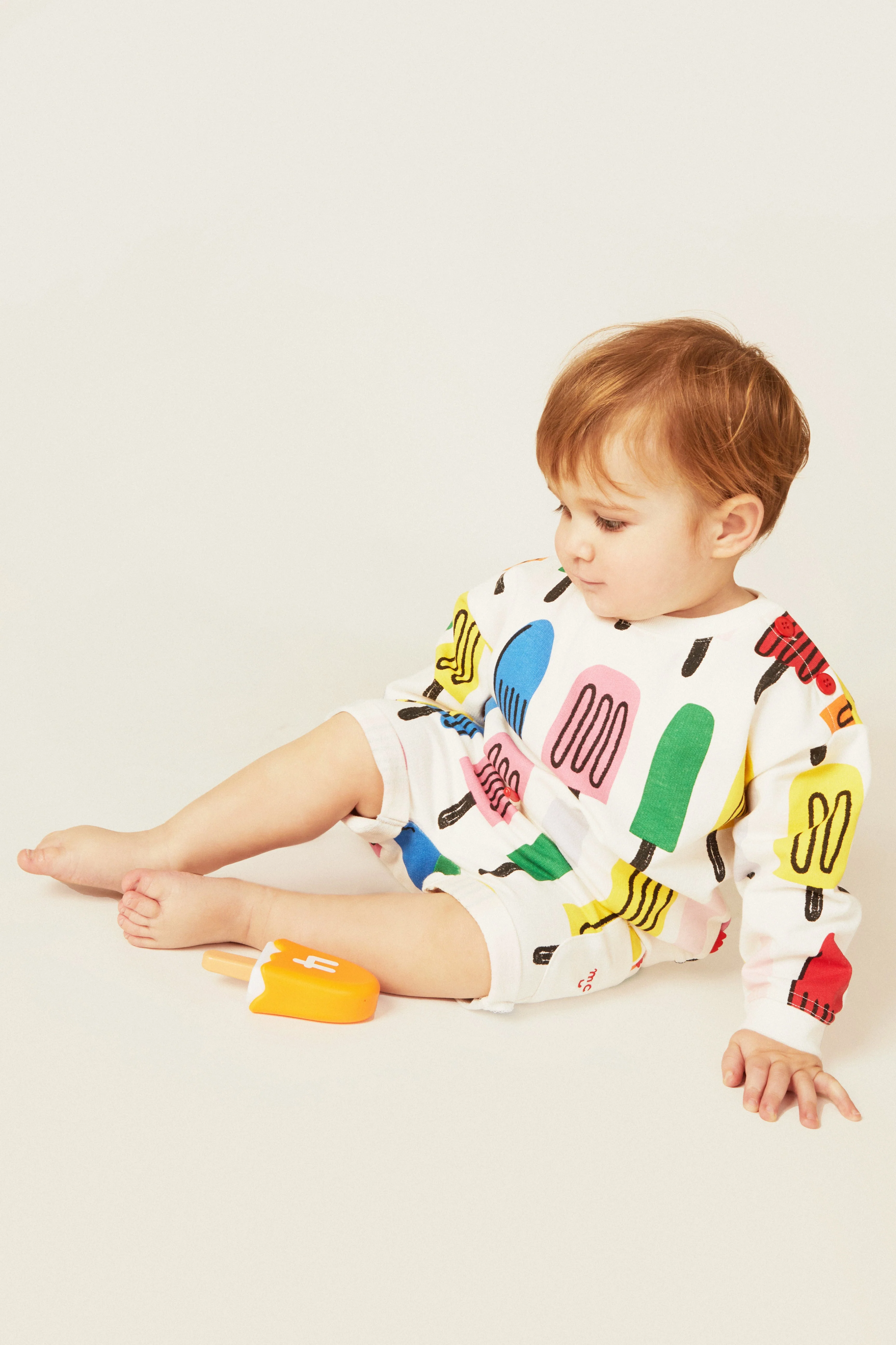 Mon Coeur Recycled Cotton Ice Pop Baby Sweatshirt - Image 2