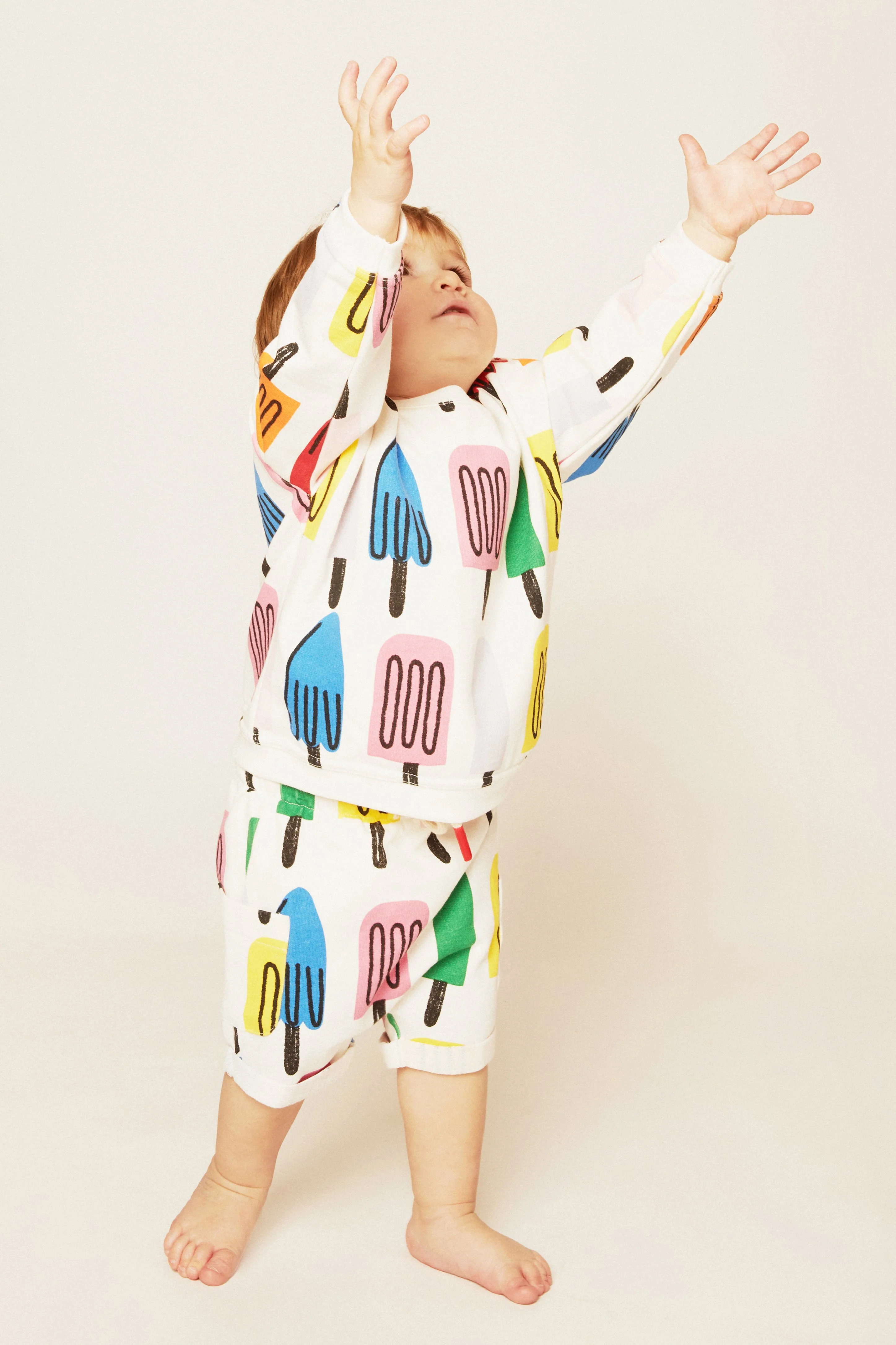 Mon Coeur Recycled Cotton Ice Pop Baby Sweatshirt - Image 3