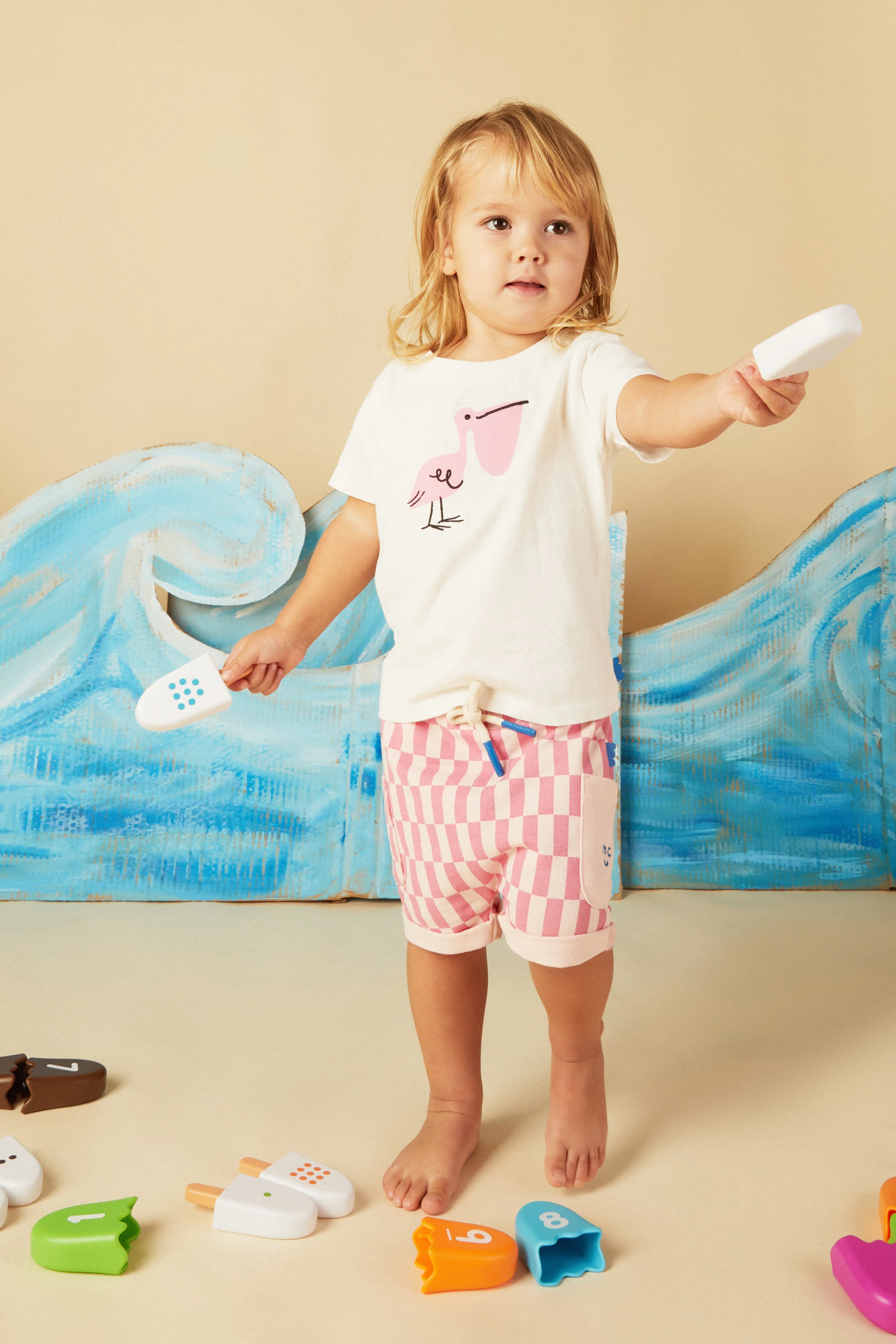 Mon Coeur Recycled Cotton Pelican Baby T-Shirt - Image 2