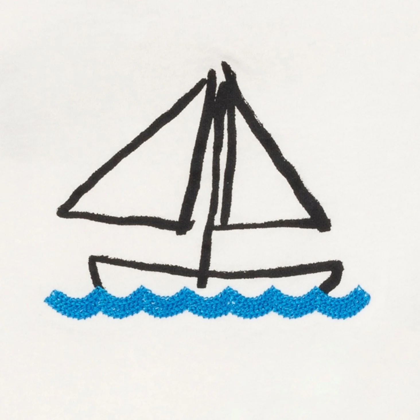 Mon Coeur Recycled Cotton Sail Away Baby T-Shirt - Image 3