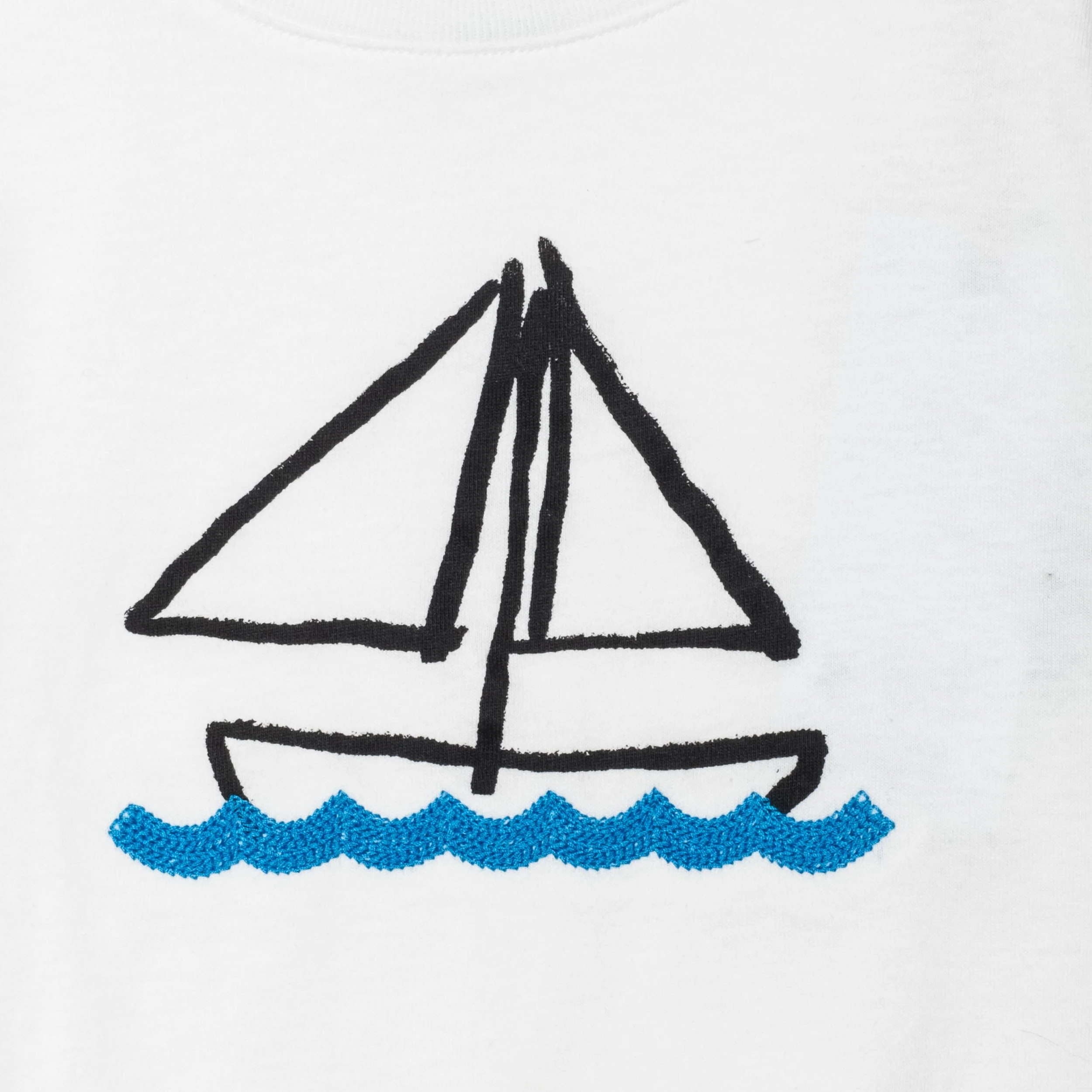 Mon Coeur Recycled Cotton Sail Away Kid T-Shirt - Image 7