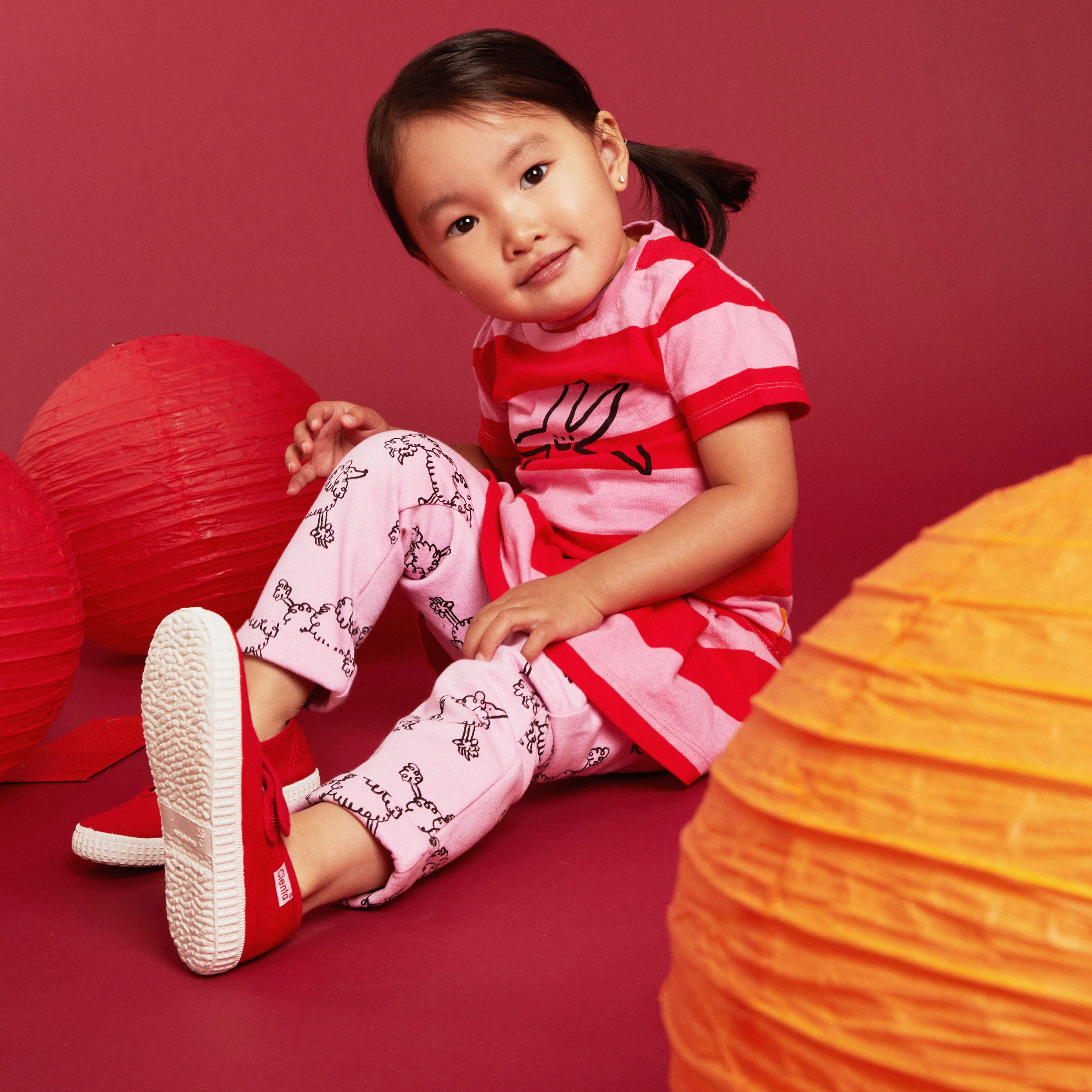 Mon Coeur Recycled Cotton Stripe Starfish Baby T-Shirt - Image 3